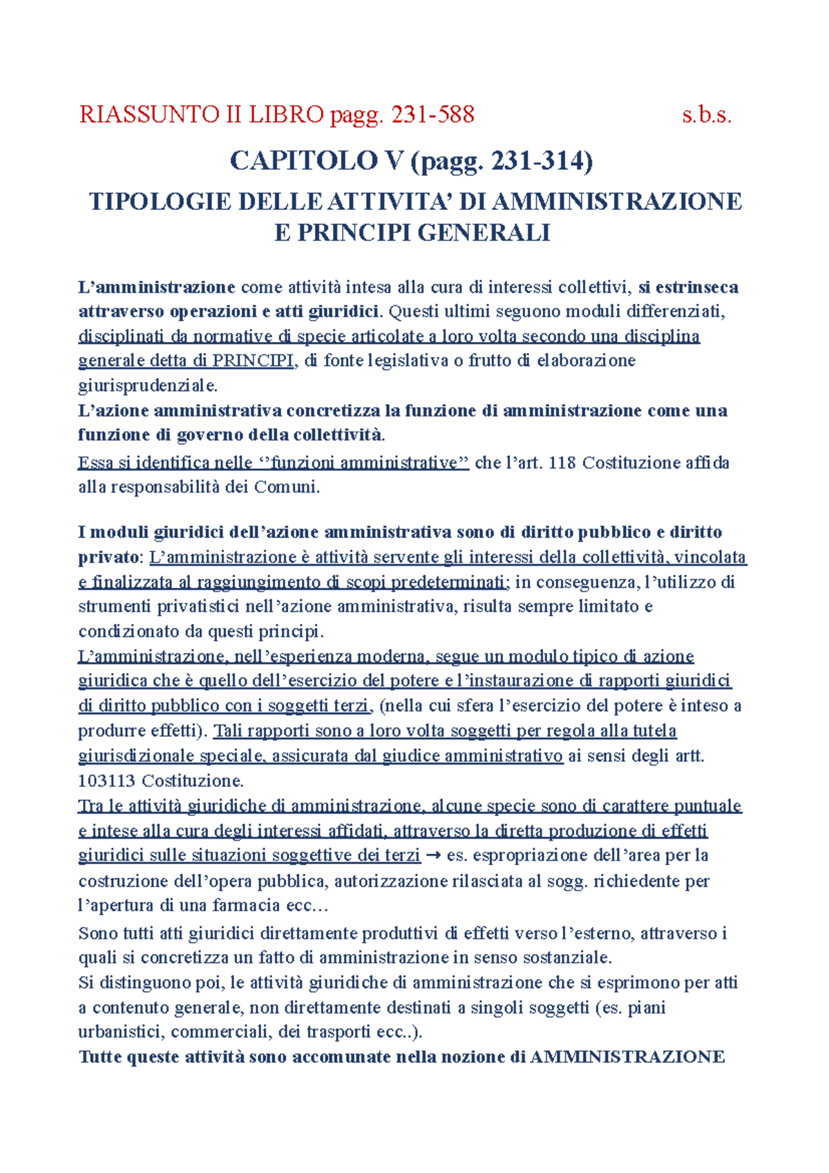 Diritto Amministrativo II Parte Riassunto Cerulli Irelli - RIASSUNTO II ...