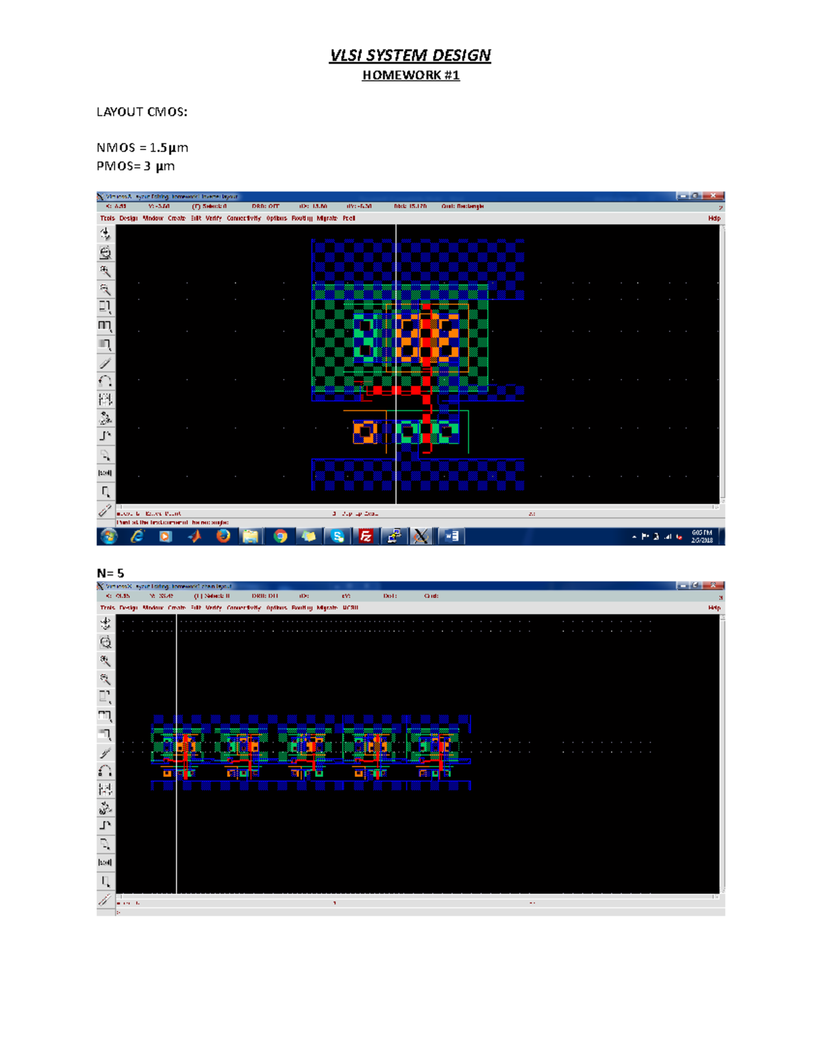 VLSI Homework #1 - Detailed programming solution - VLSI SYSTEM DESIGN ...
