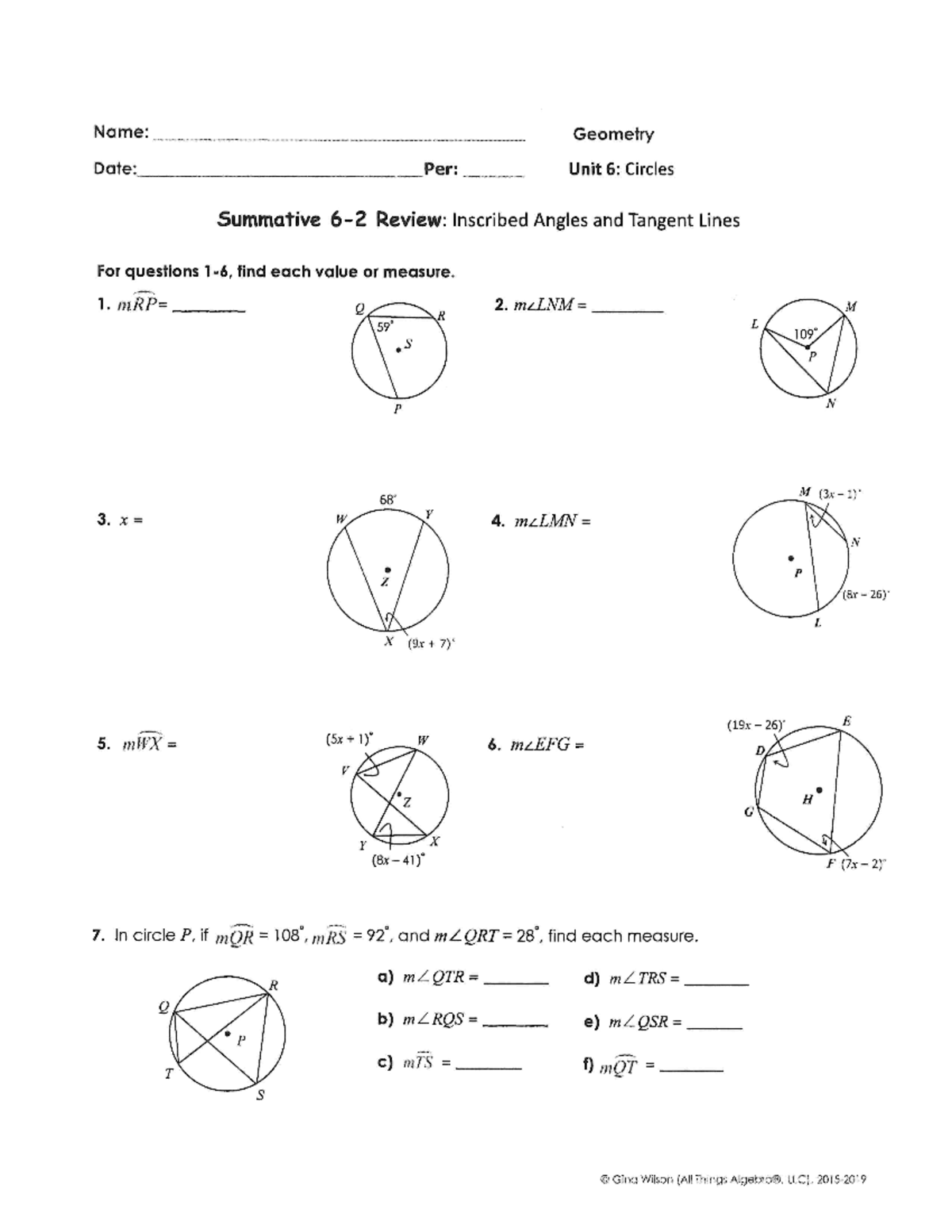 Summative 6-2 Review - Practice pages. with Retake form. - Studocu