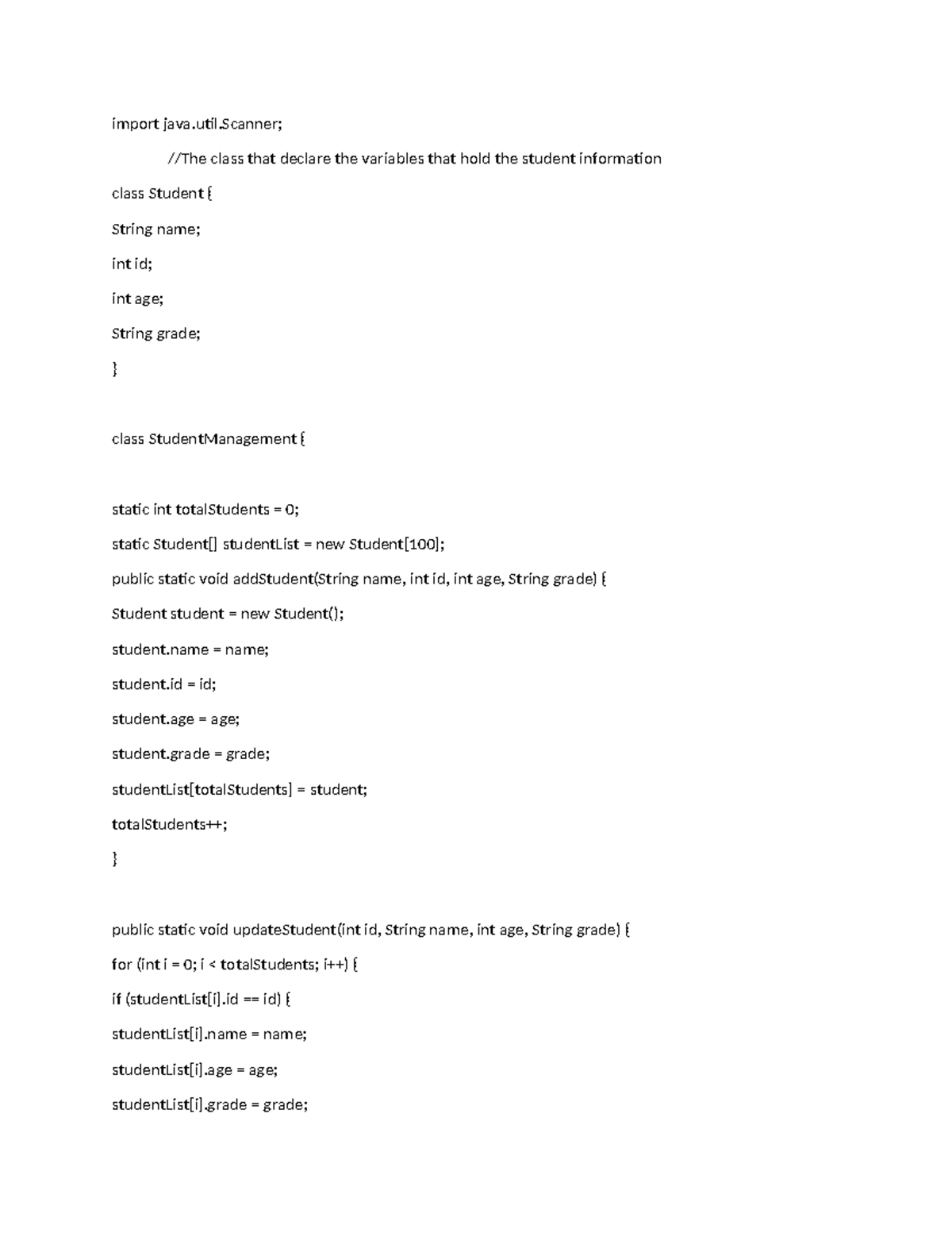 Programming Assignment Unit 3 - import java.util; //The class that ...