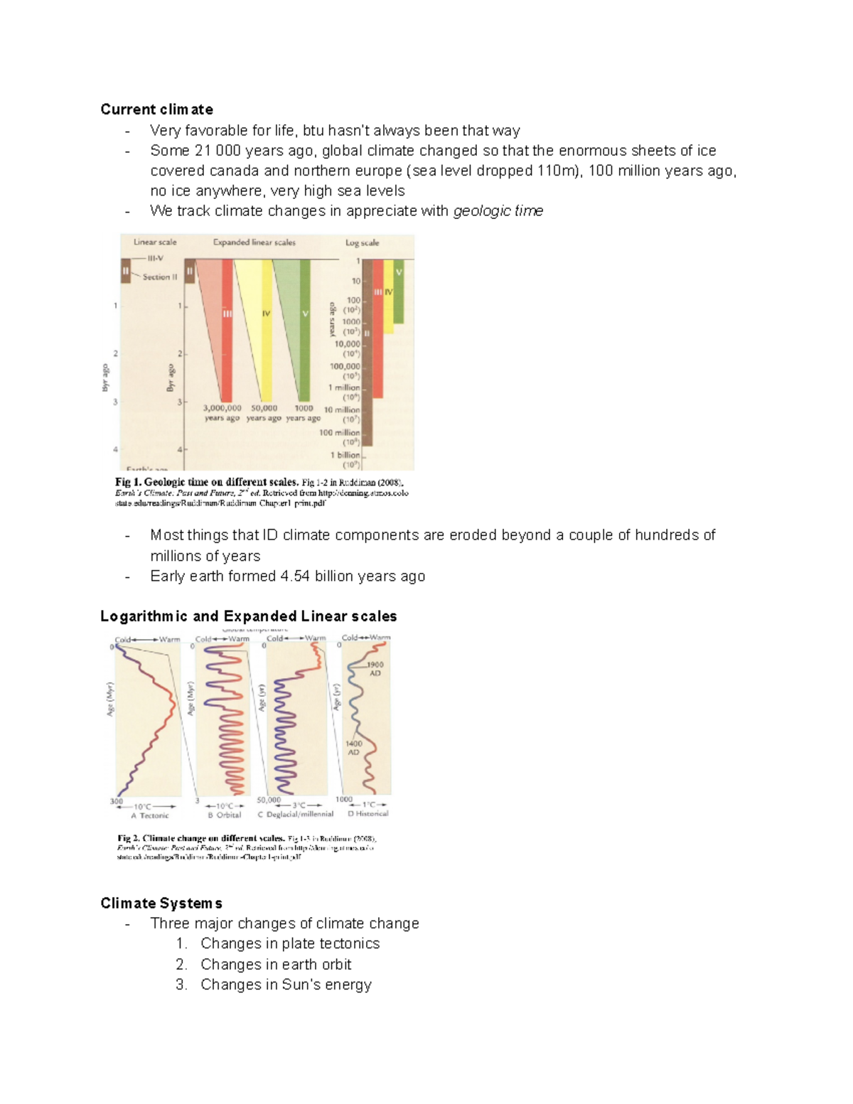 Chapter 12 - Climate Basics - Current climate - Very favorable for life ...