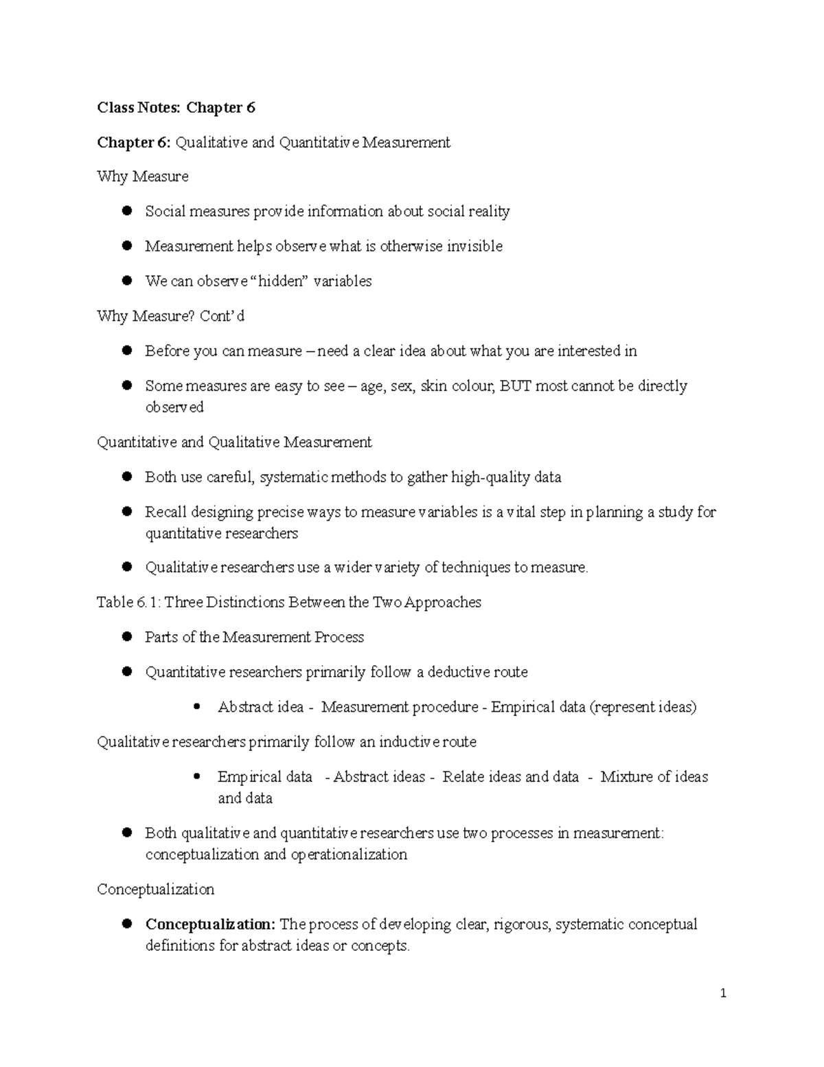 Class Notes CHYS2000 chapter 6 - Class Notes: Chapter 6 Chapter 6 ...