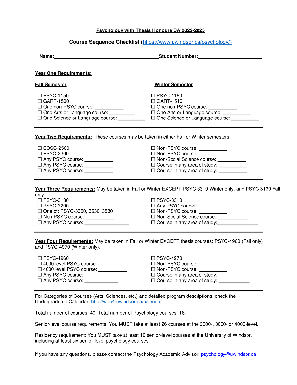 honours thesis psychology examples