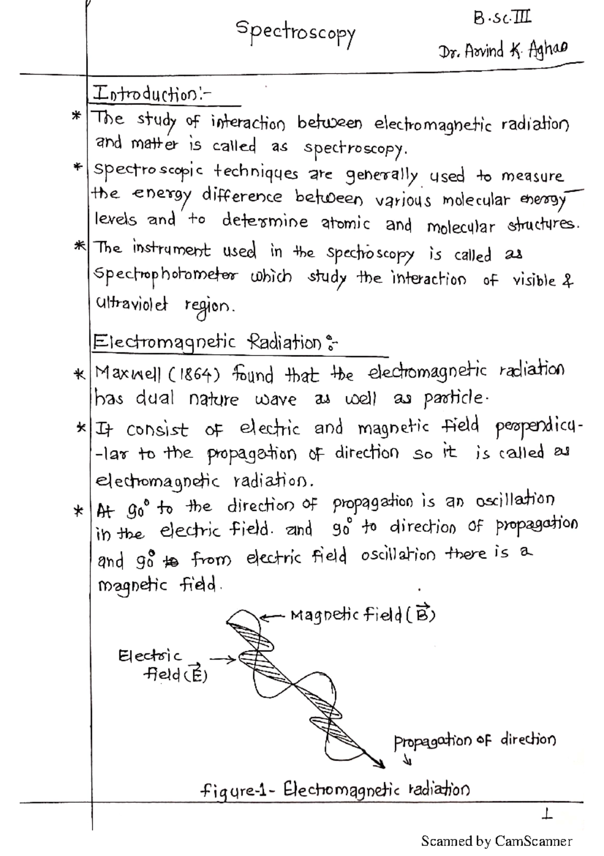Spectroscopy notes Health and exercise Studocu