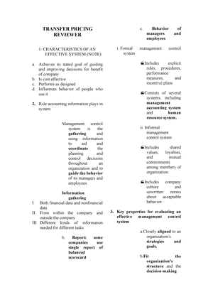 CVP Analysis Reviewer - CVP ANALYSIS REVIEWER I. Basic Cost-Volume ...