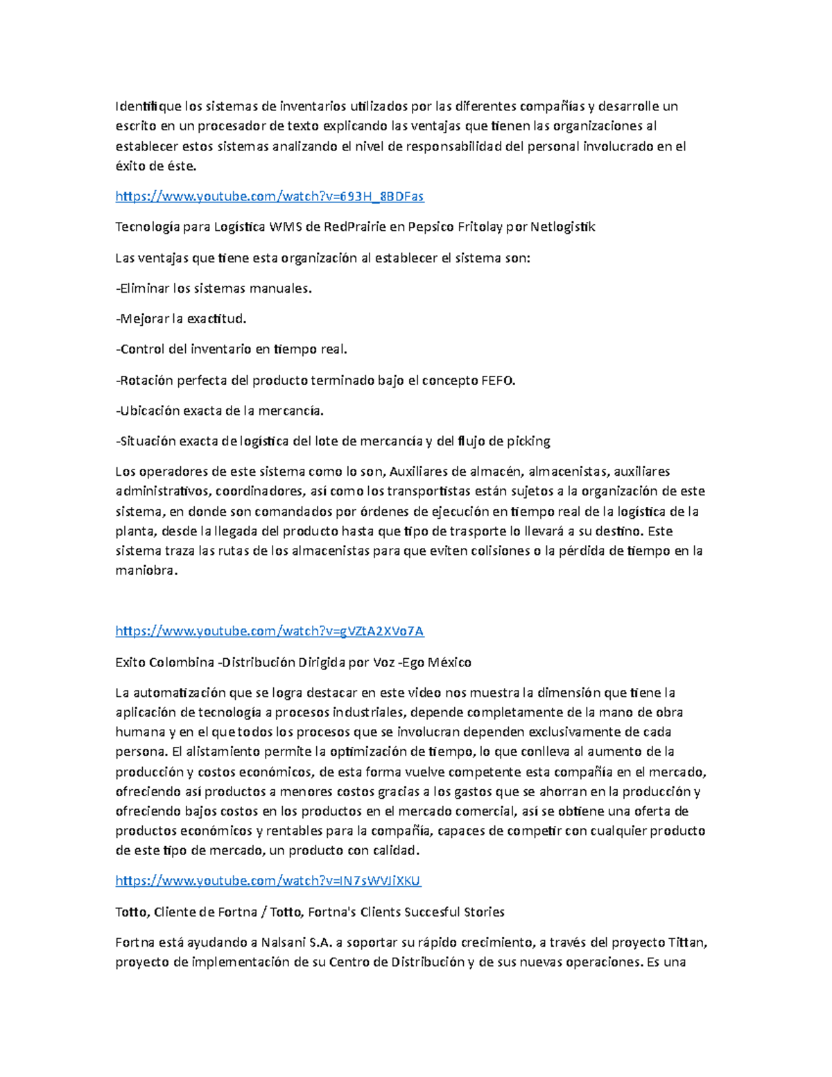 Sistemas de inventarios - youtube/watch?v=693H_8BDFas Tecnología para ...