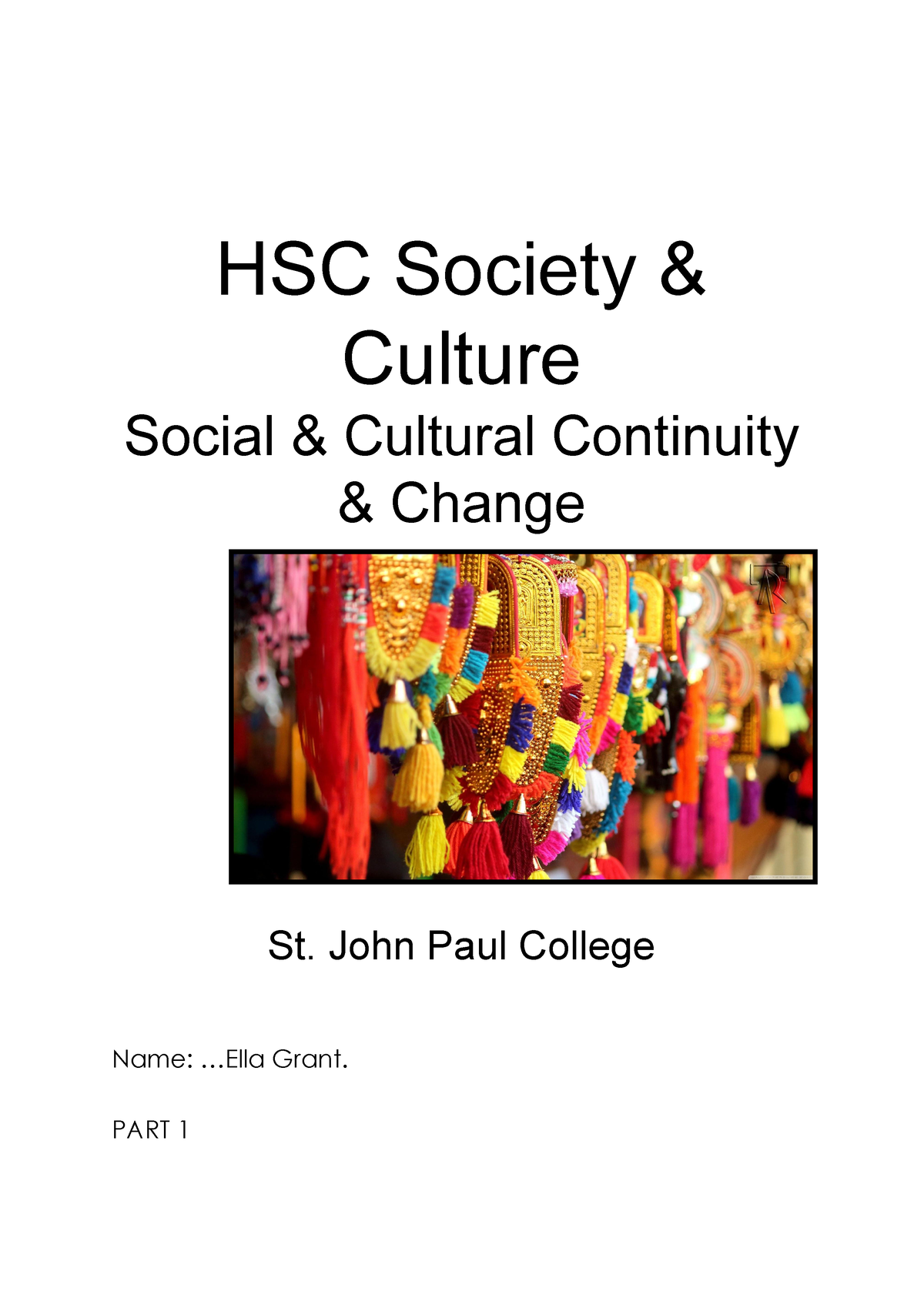 HSC Society CORE Revision 1 - HSC Society & Culture Social & Cultural ...