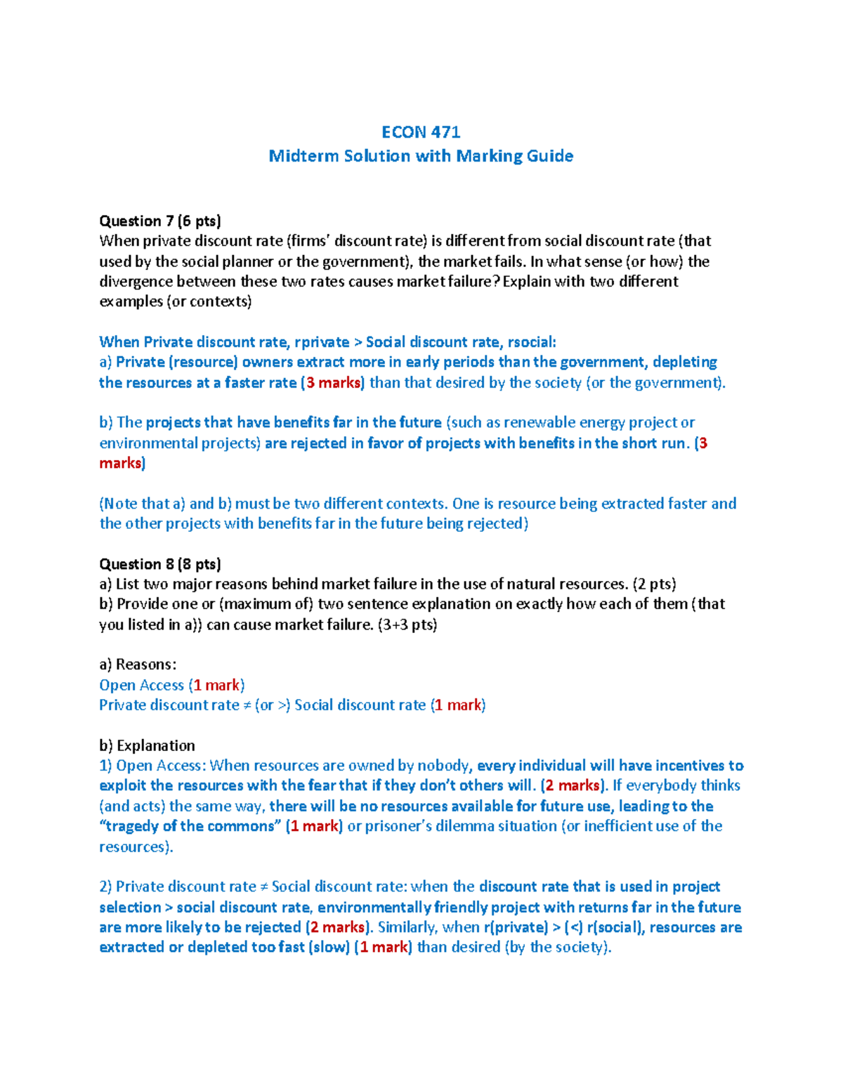 Midterm, Answers - Warning: TT: Undefined Function: 32 Warning: TT ...