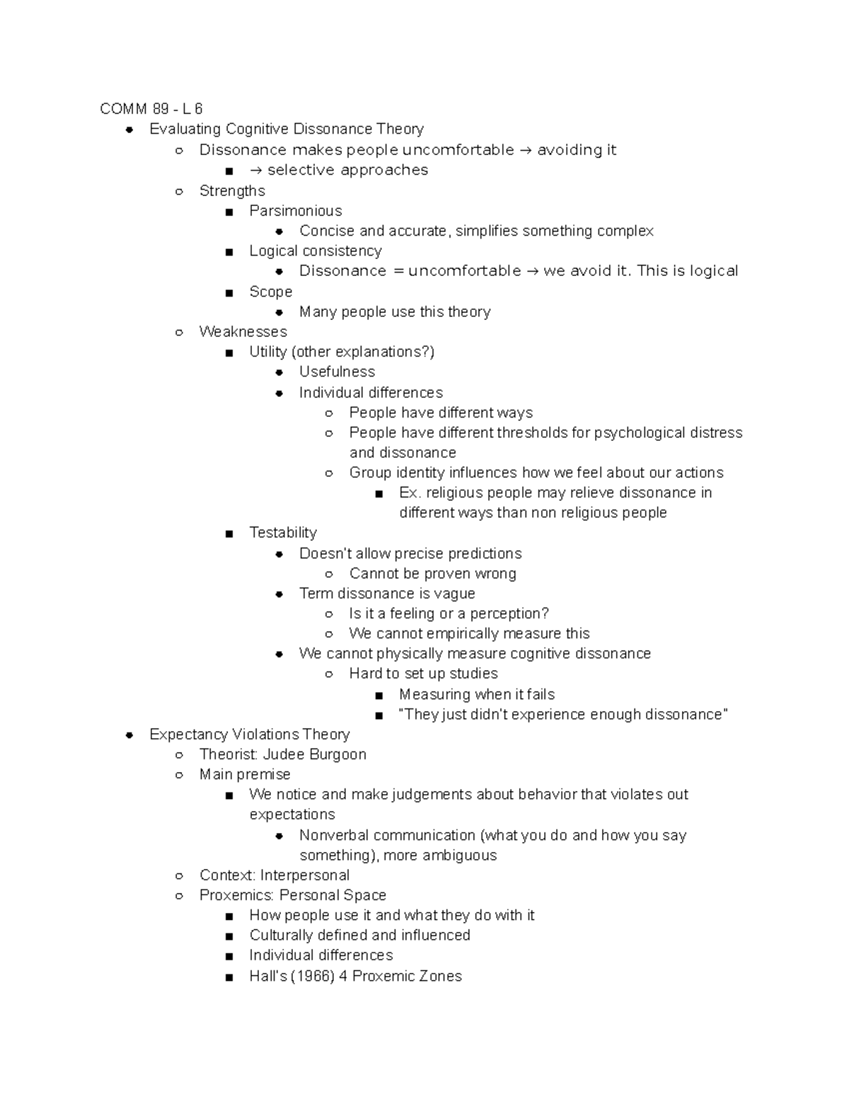 COMM 89 - L 6 - Professor Morola - COMM 89 - L 6 Evaluating Cognitive ...