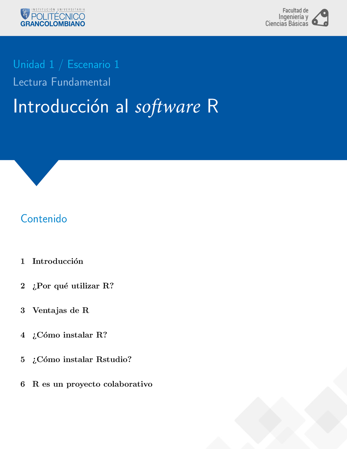 Lectura 20 Fundamental 1 - Unidad 1 / Escenario 1 Lectura Fundamental ...