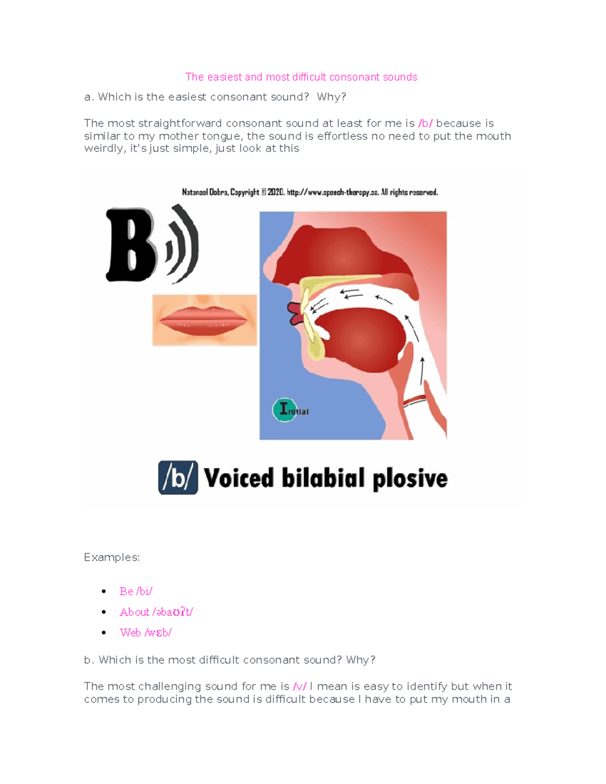 The easiest and most difficult consonant sounds - Which is the easiest ...