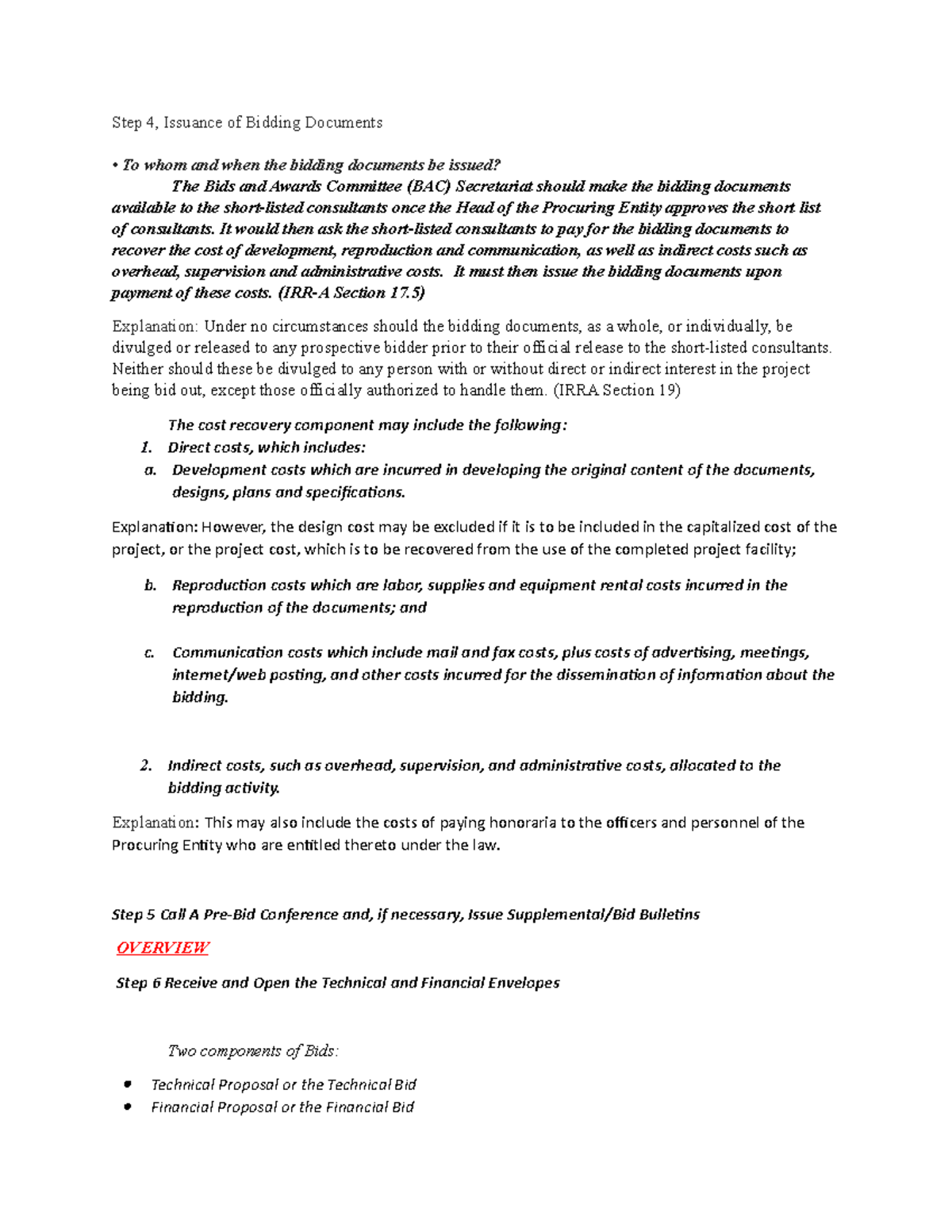 Scripttttt - given lecture notes for review - Step 4, Issuance of ...