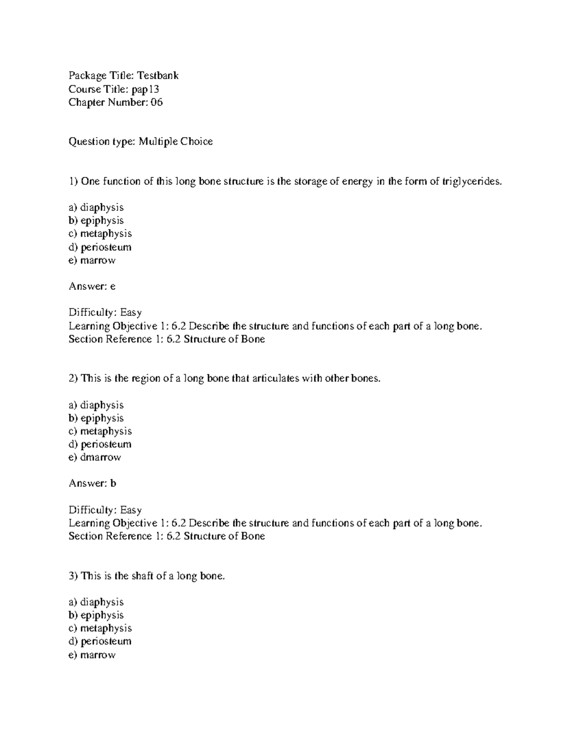 Ch06 - Lecture notes ch 6 notes - Package Title: Testbank Course Title ...