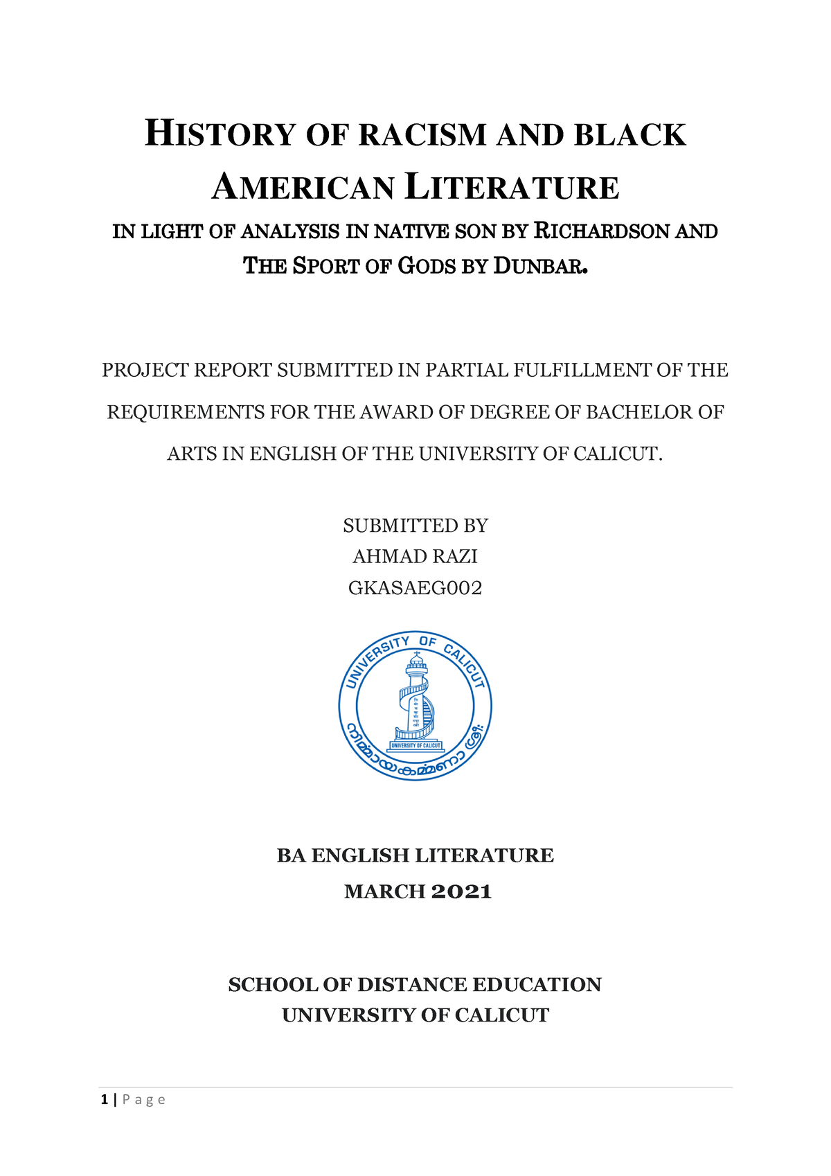 african american literature dissertation topics