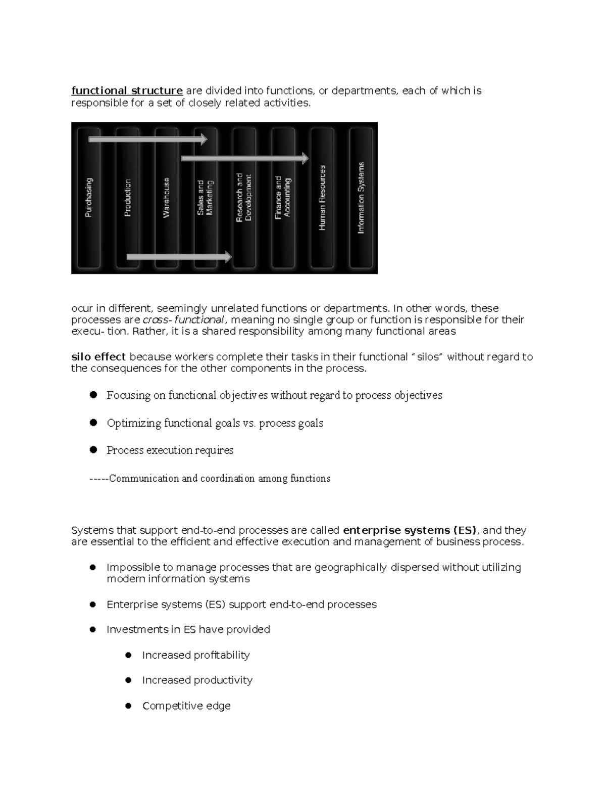 Chap 1 - Chapter Summary For Chapter 1 - Functional Structure Are ...