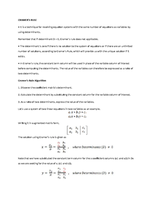 Inverse OF Matrix Method - The objective is to convert an augmented ...