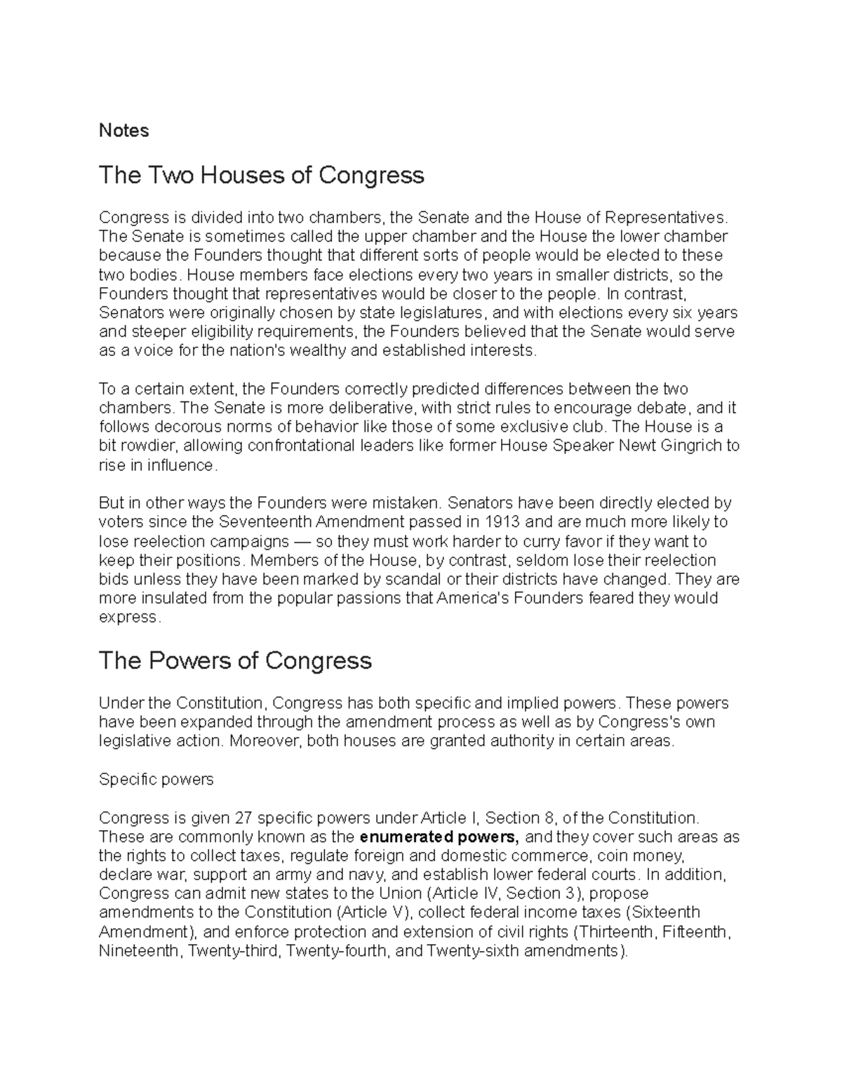 document-1-history-notes-the-two-houses-of-congress-congress-is