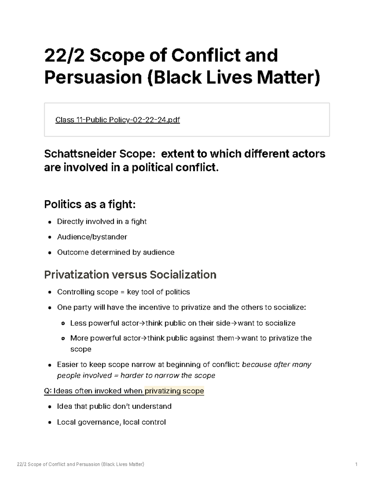 22 2 Scope of Conflict and Persuasion BLM - 22/2 Scope of Conflict and ...