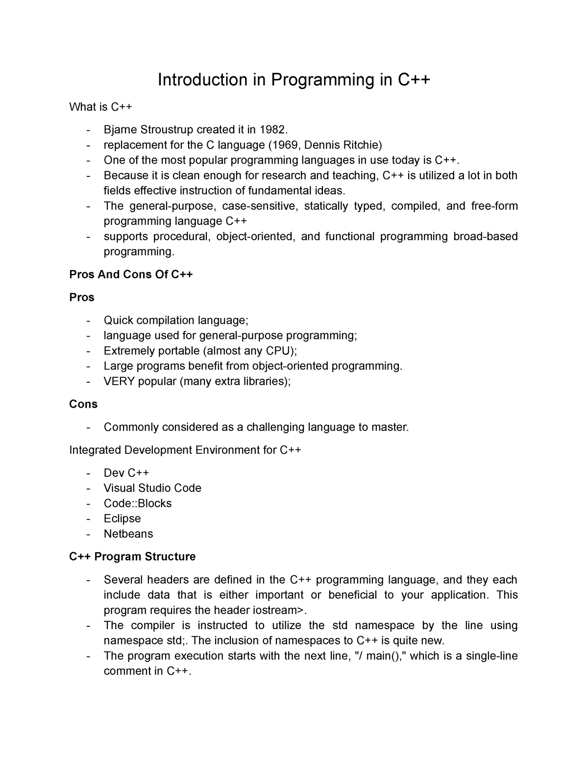 introduction-in-programming-in-c-replacement-for-the-c-language-1969