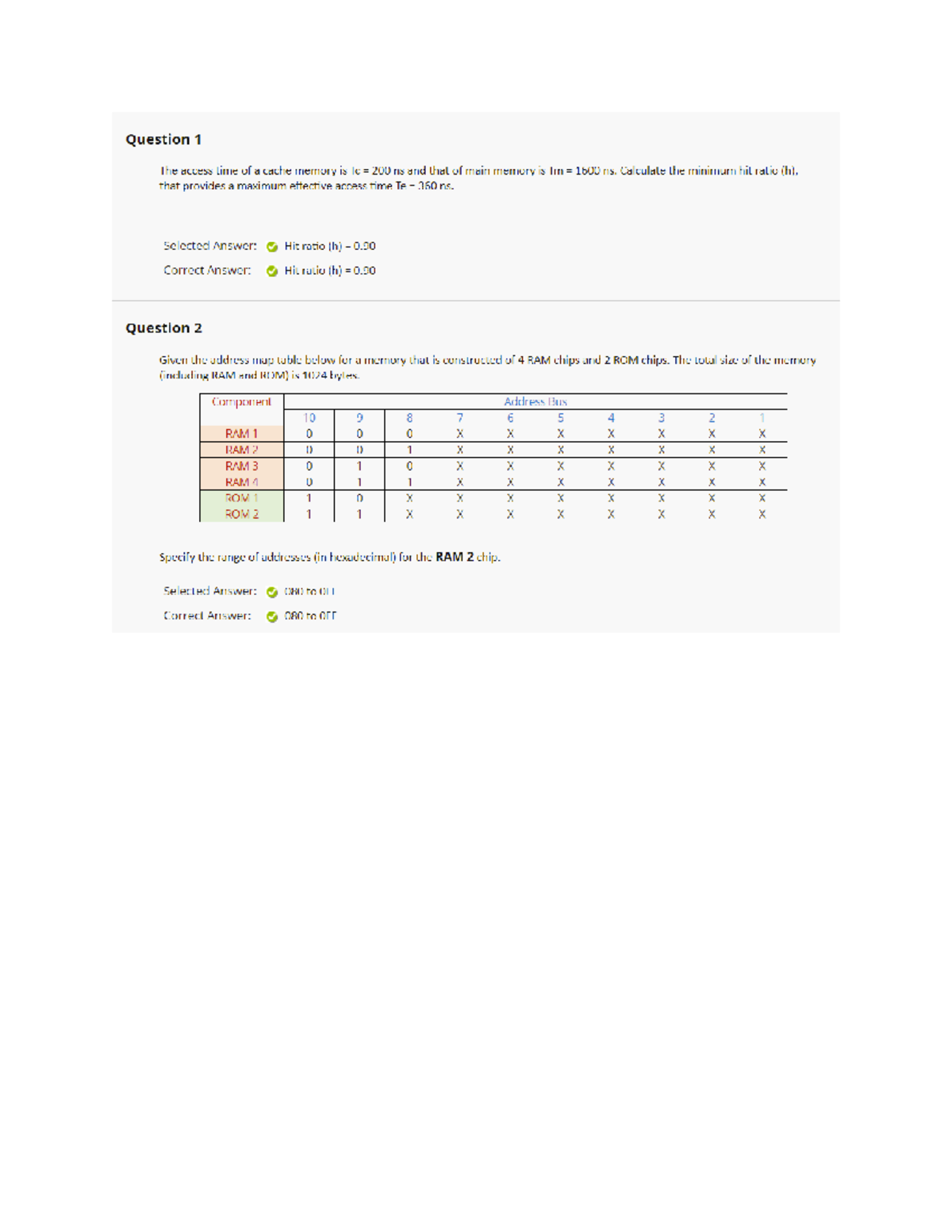 CMPE263 Spring 2021 Quiz 5 (Chapter 12) - Computer Architecture And ...