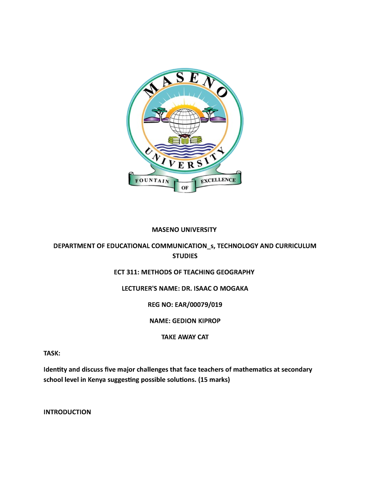 maseno university thesis repository