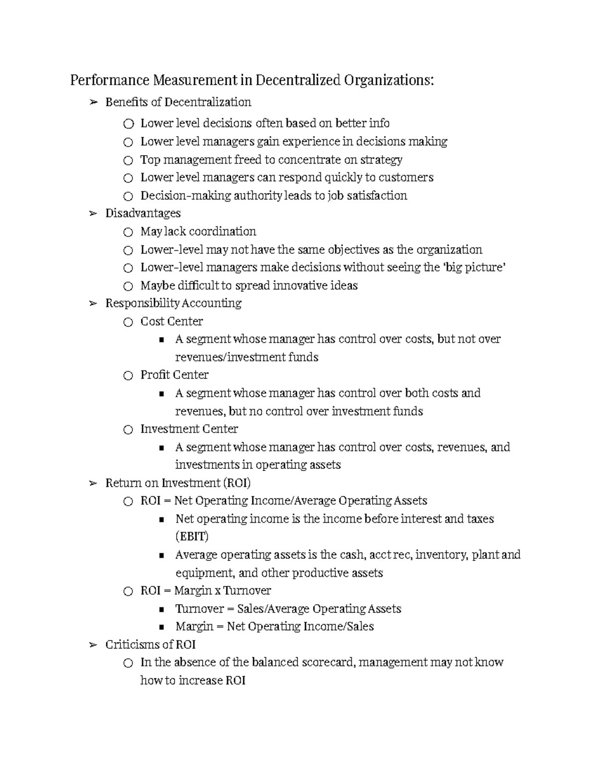 accounting-chapter-11-notes-performance-measurement-in-decentralized