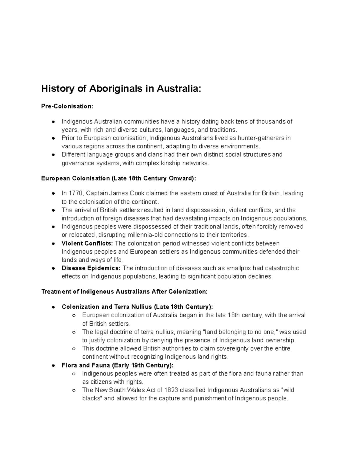 Rabbit proof fence - notes - History of Aboriginals in Australia: Pre ...