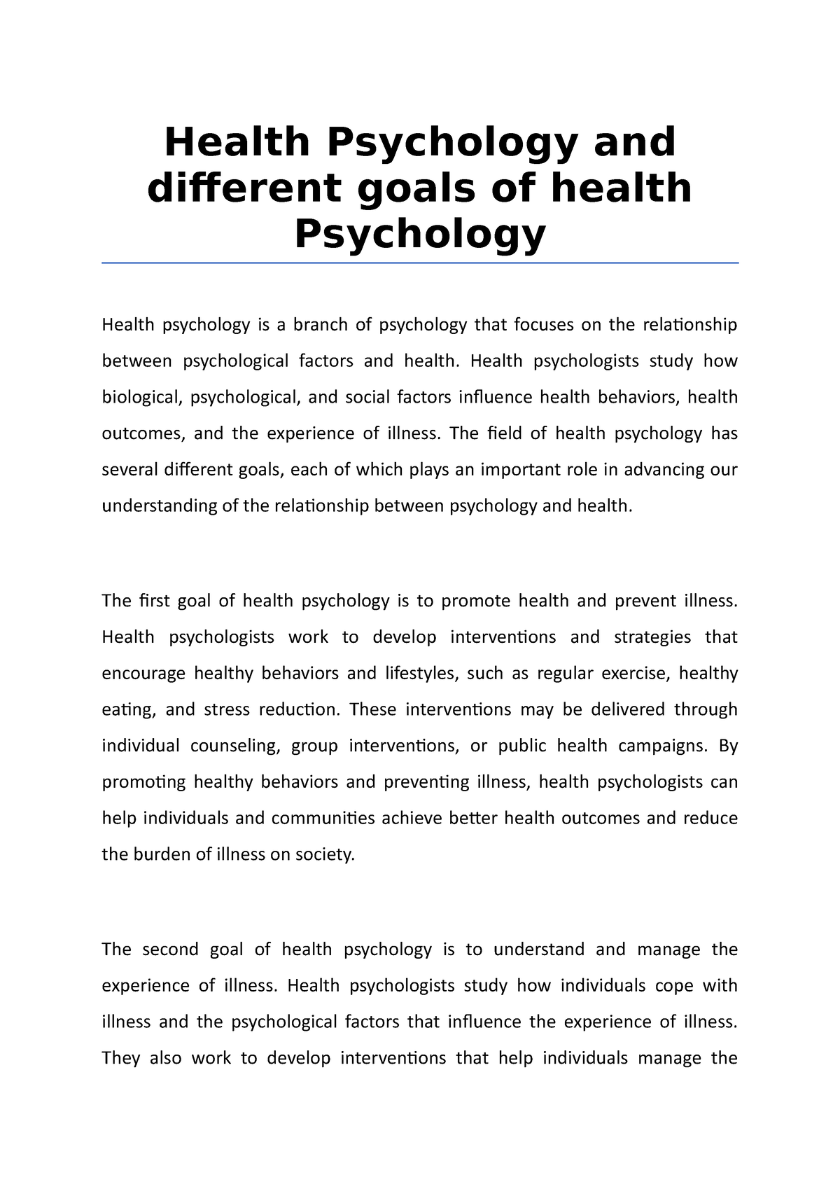 health-psychology-and-different-goals-of-health-psychology-health