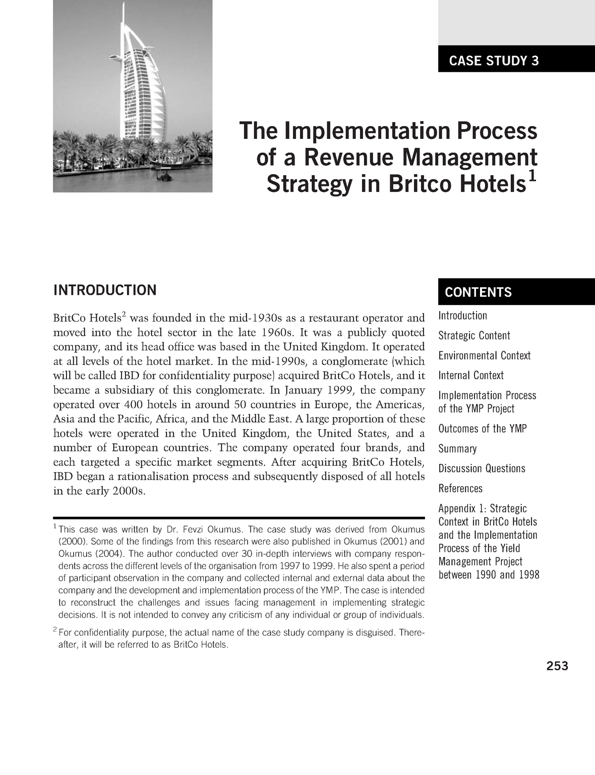 Case Study 3 Britco Hotels - CASE STUDY 3 The Implementation Process Of ...