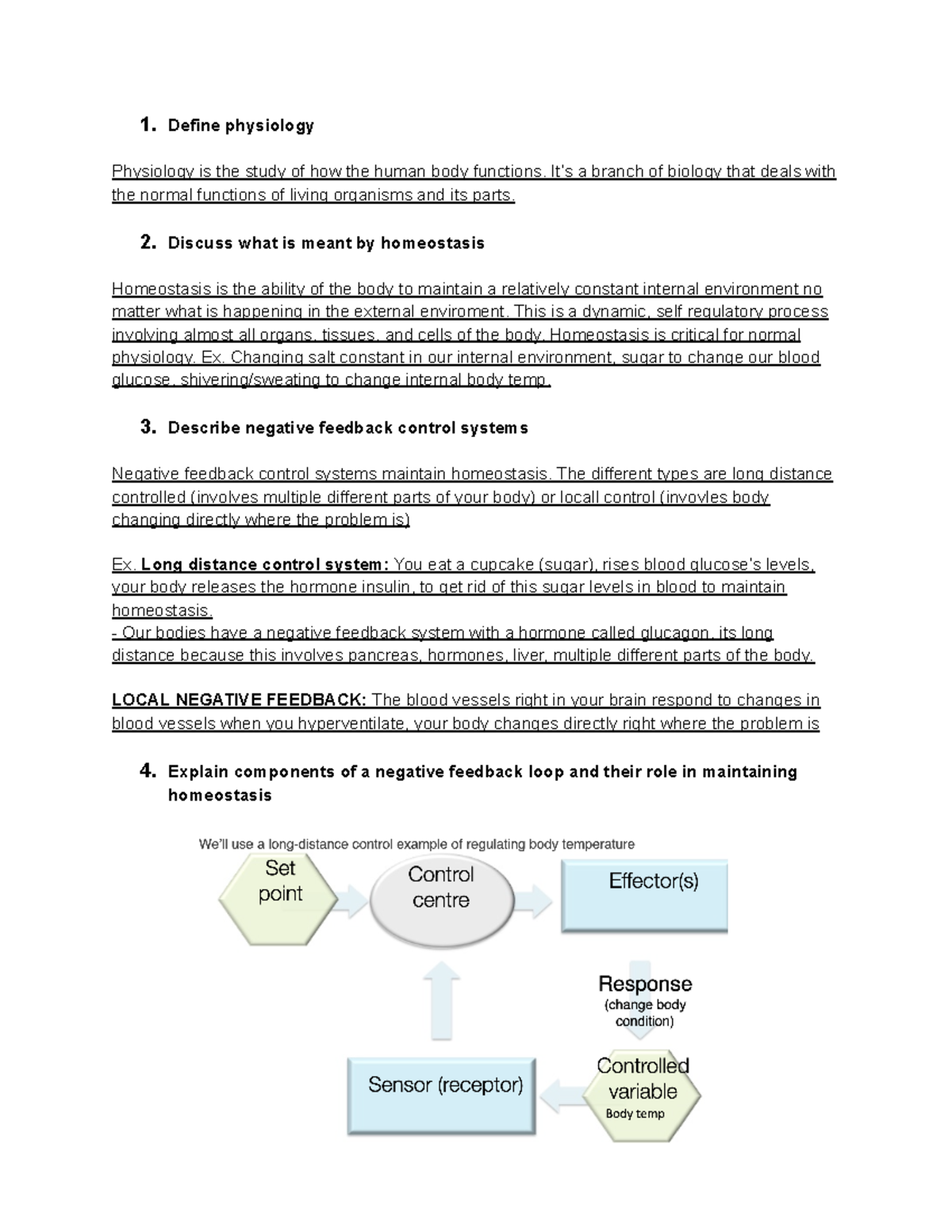 Outcomes exictable cells - Google Docs - 1. Define physiology ...