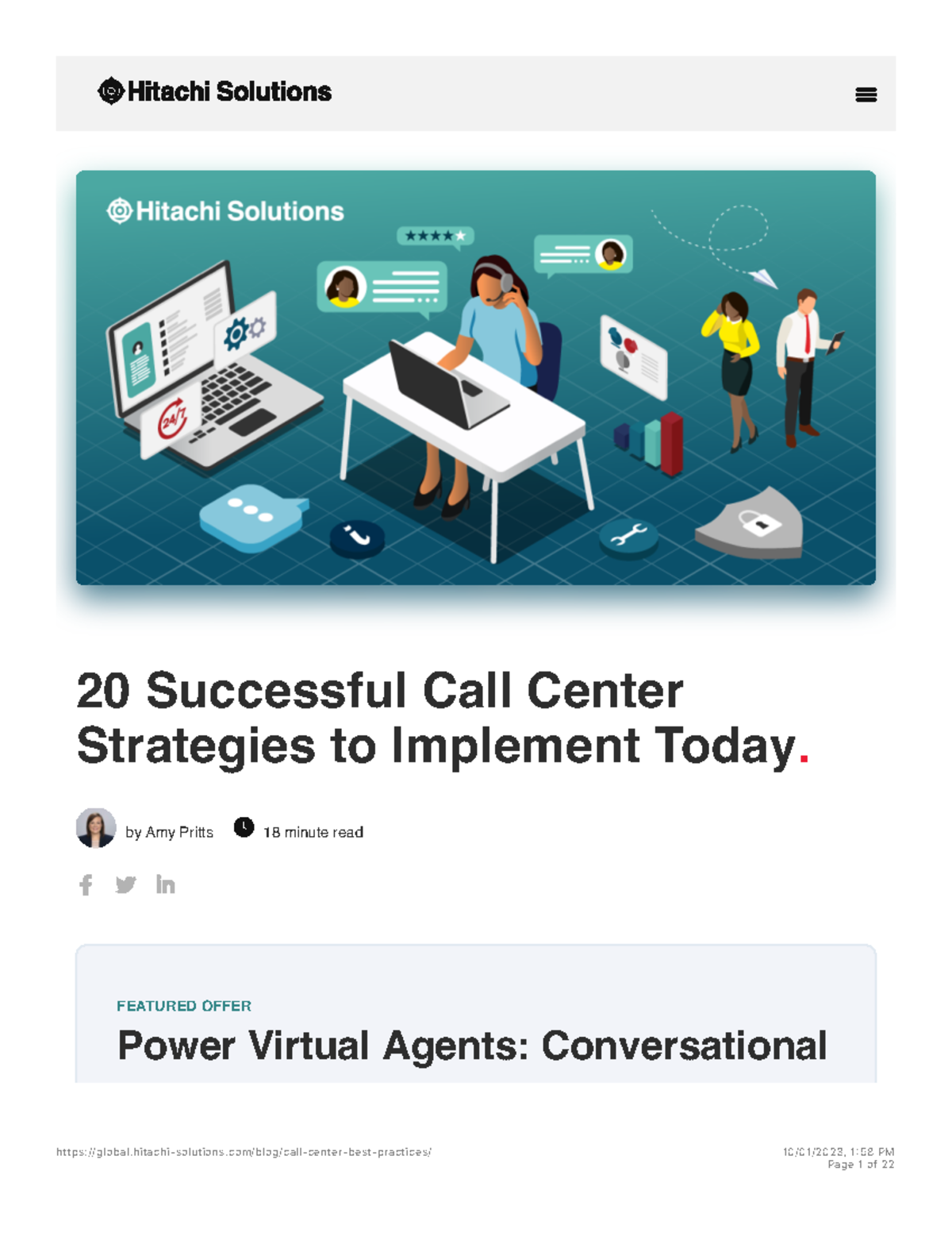 20 Successful Call Center Strategies to Implement Today - by Amy Pritts ...