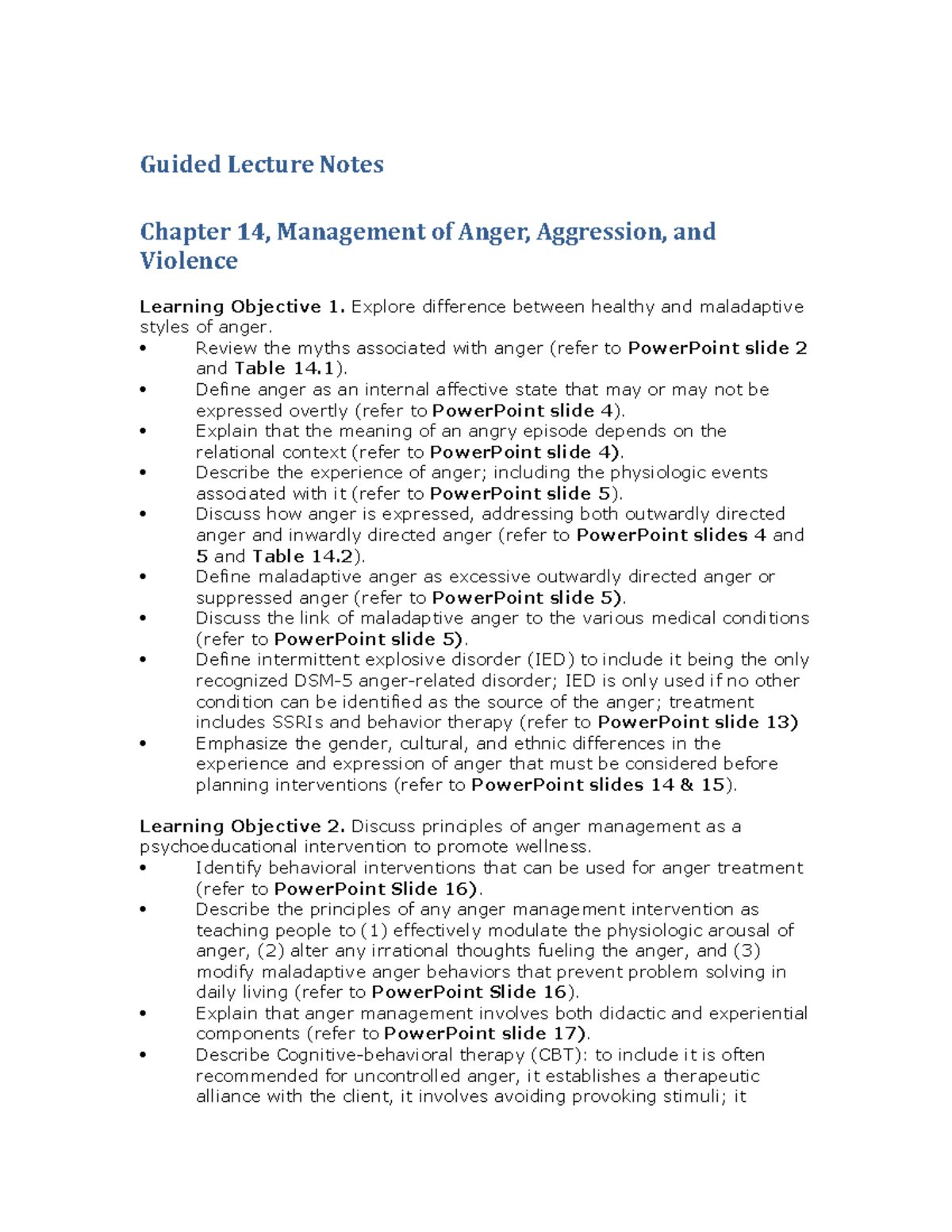 Boyd Ess 2e Guided Lecture Notes Chapter 14 - Guided Lecture Notes ...