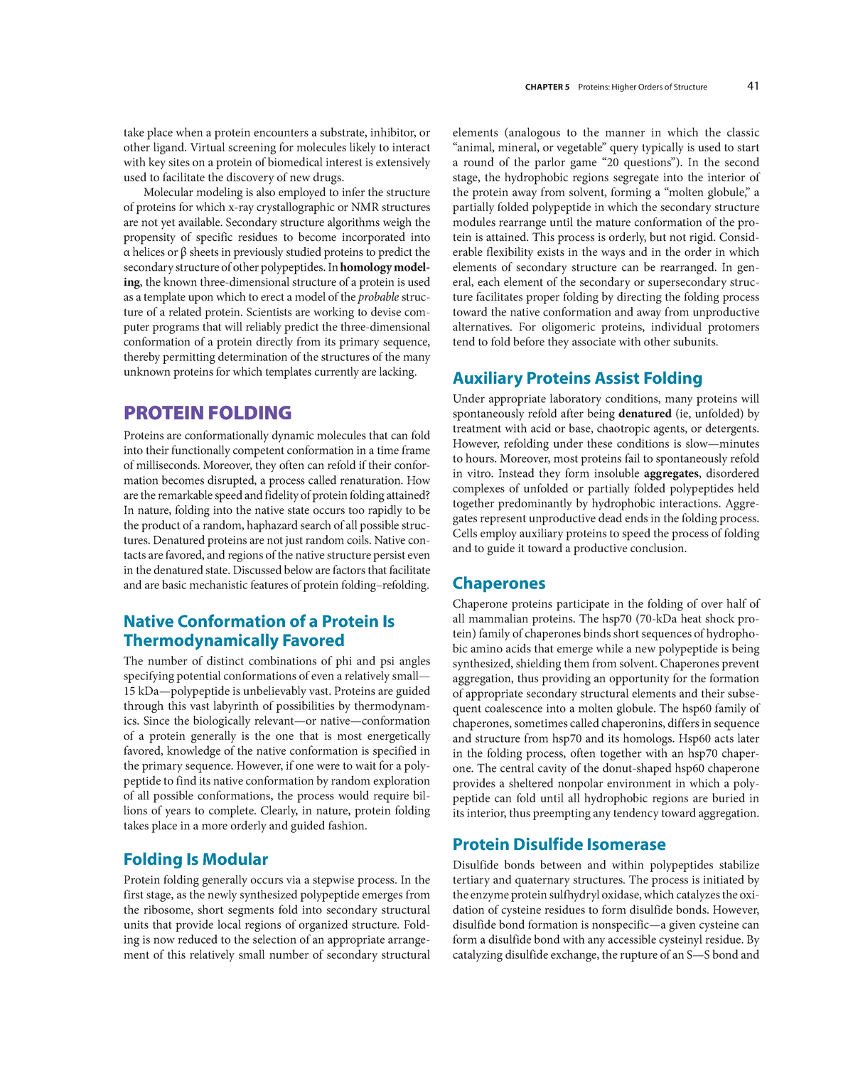 Biochemistry-2-18 - N/A - CHAPTER 5 Proteins: Higher Orders Of ...