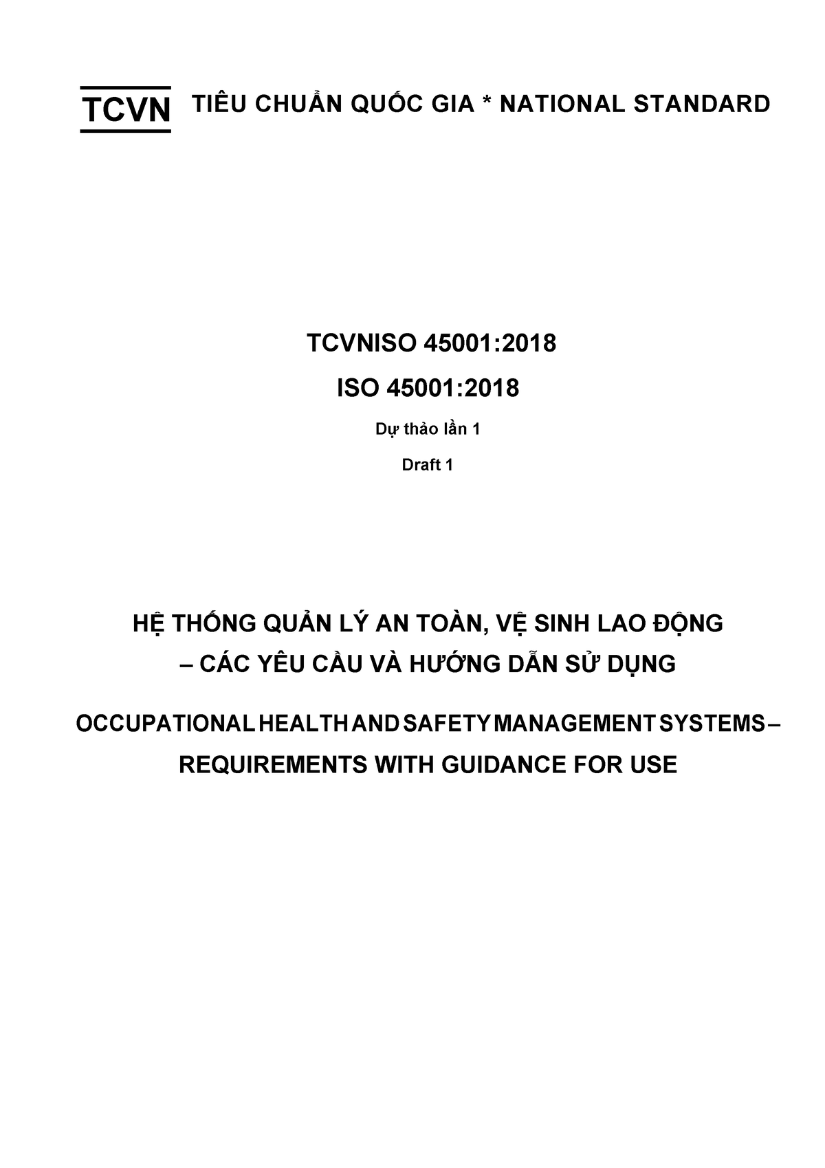 TCVN ISO 45001 2018 PDF Du Thao Tieng Viet - TCVN TI U CHUẨN QUỐC GIA ...