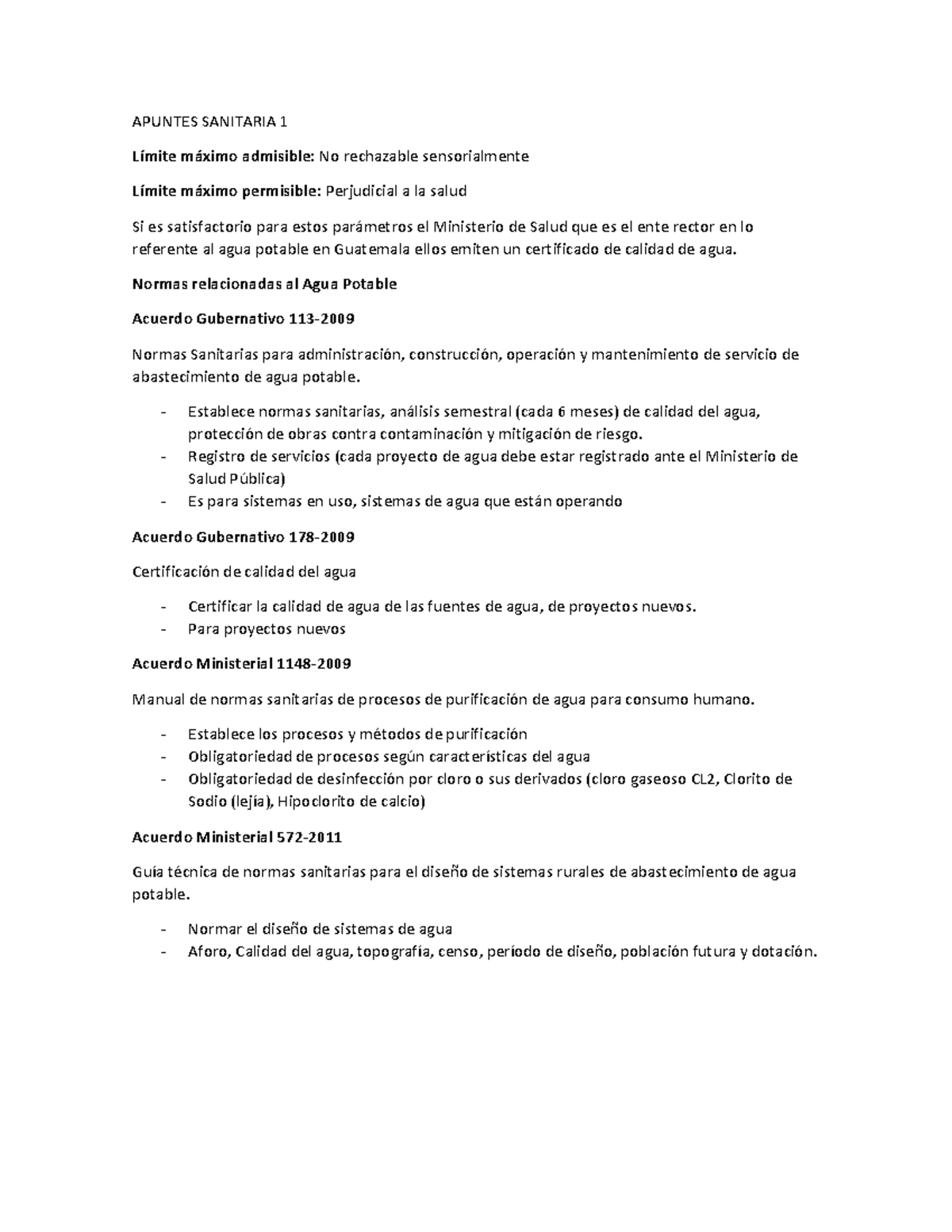 Apuntes Sanitaria 1 - Warning: TT: undefined function: 32 Warning: TT ...