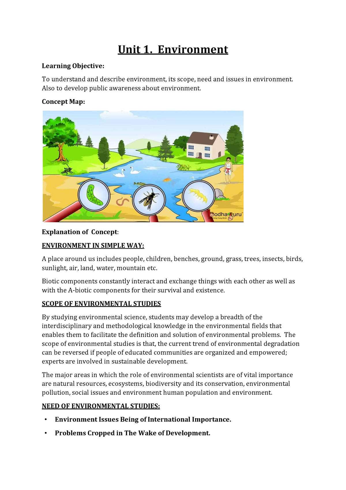 environmental science chapter 1 critical thinking answers