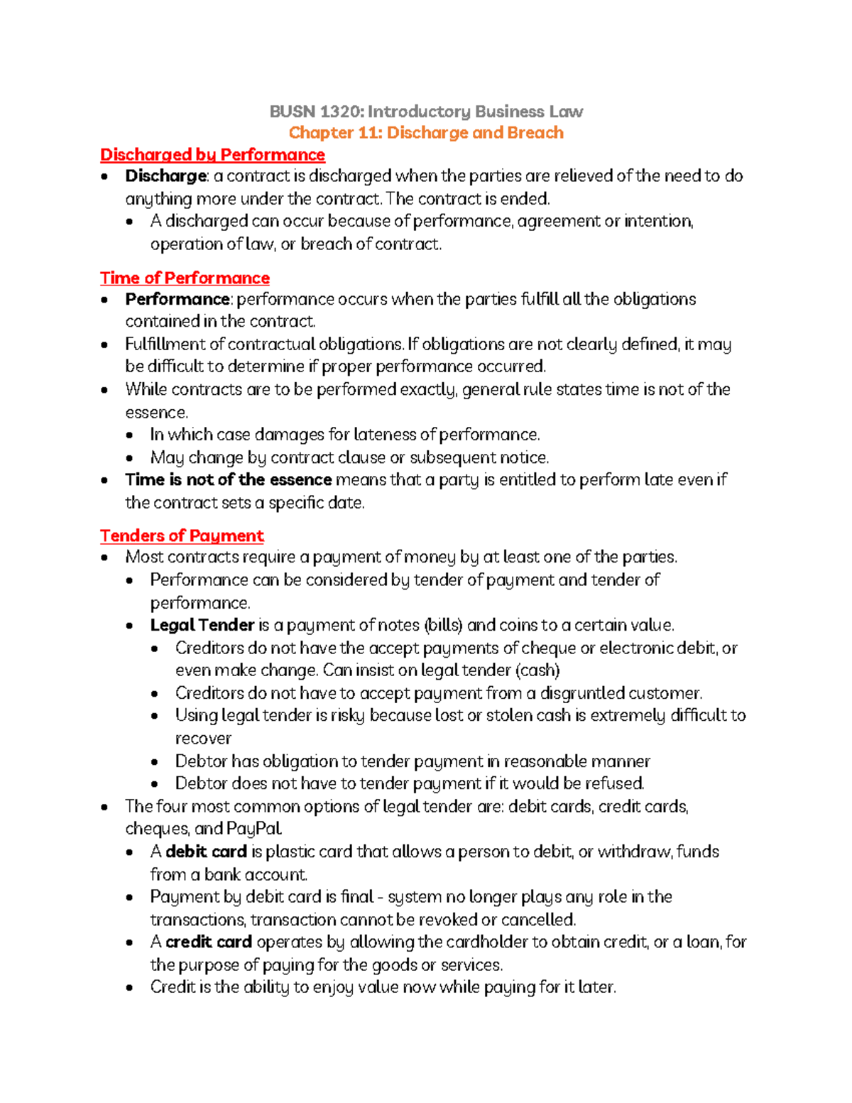 1320 Chapter 11 Slide Notes Busn 1320 Douglascollege Studocu 1320 Chapter 11 Slide Notes Busn 1320 Douglascollege Studocu