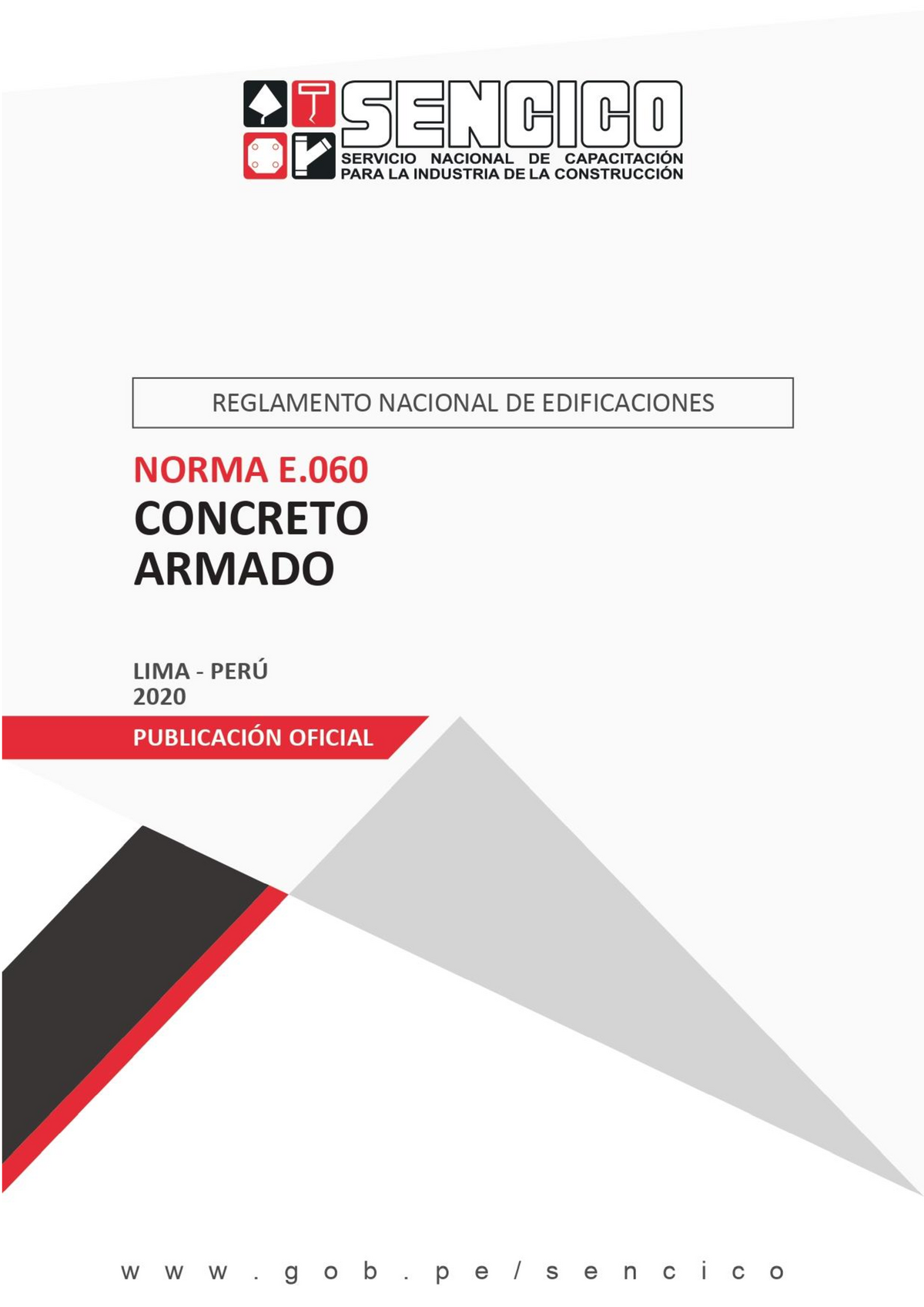 Norma E.060 Concreto Armado - Ingeniería - NORMA E. CONCRETO ARMADO ...