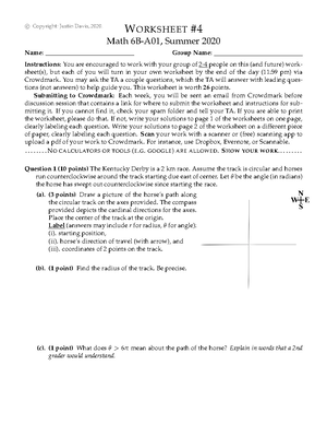 6b worksheet 4 good luck c c copyright justin davis 2020 worksheet math 6b a01 summer 2020 studocu