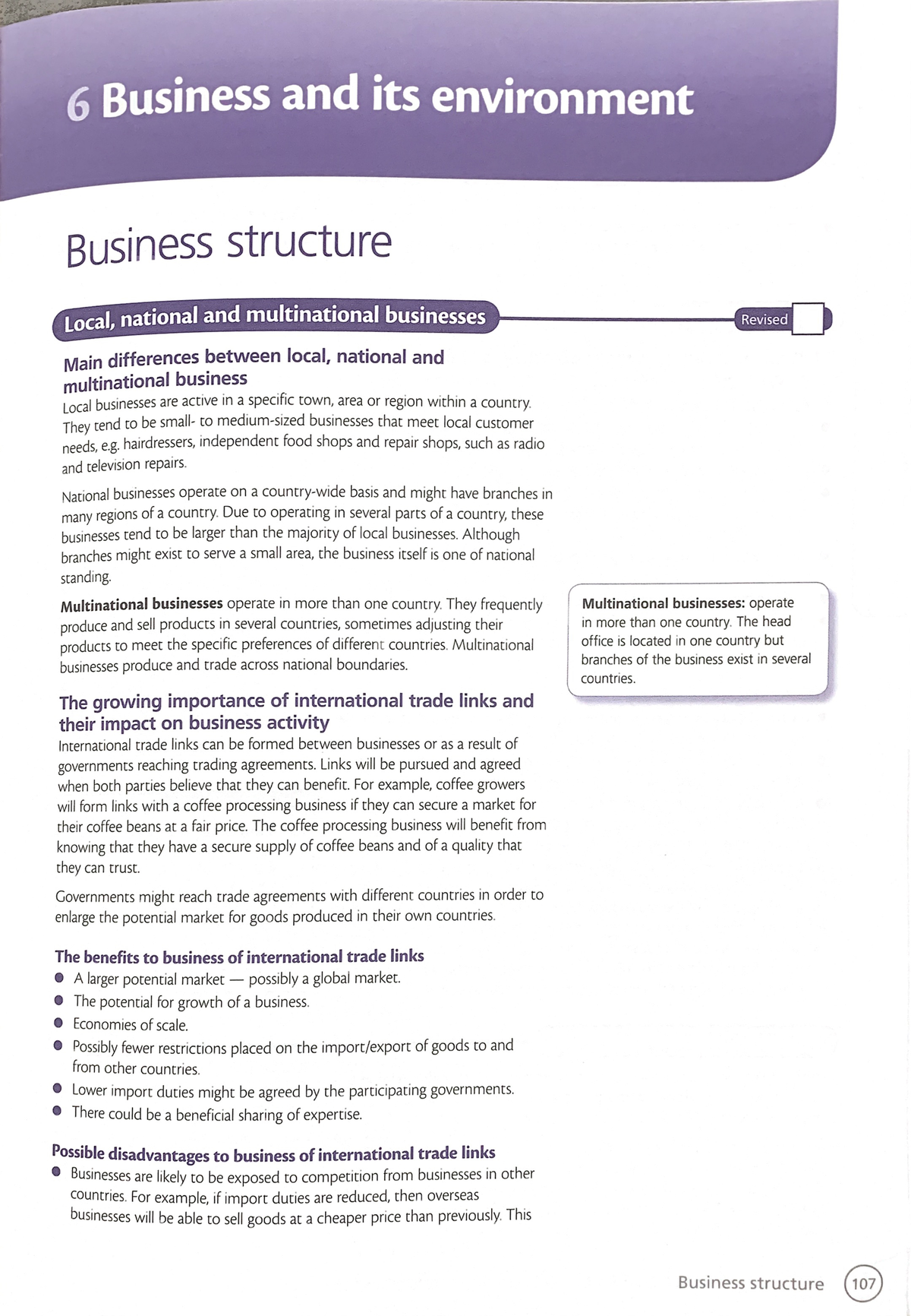 business a level unit 1 coursework