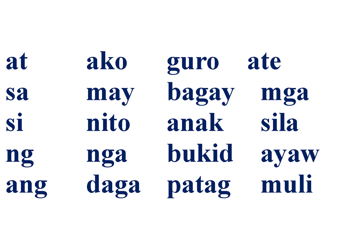 79834926 Dolch Words Sa Fil - Retorika - at ako guro ate sa may bagay ...