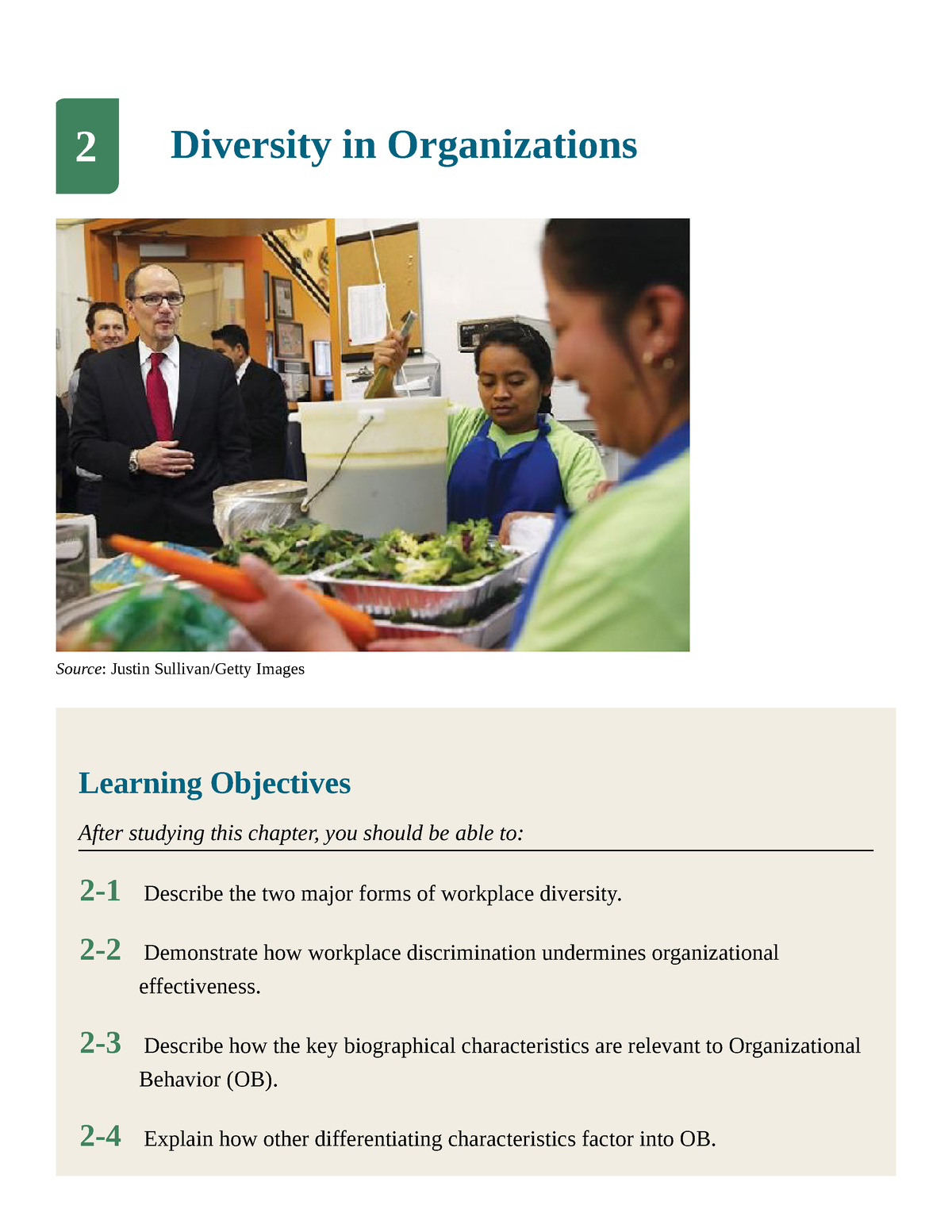 Ch 2 Diversity In Organizations - 2 Diversity In Organizations Source ...