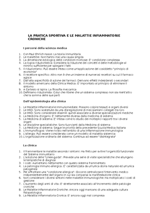 Inf5 - la pratica sportiva e le malattie - La pratica sportiva e le ...