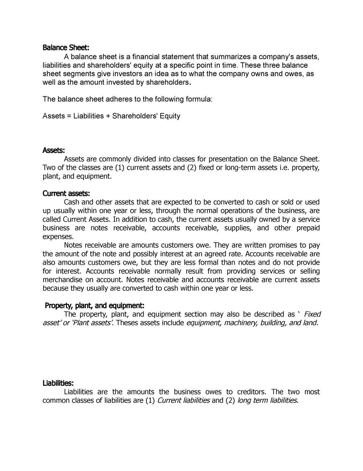 major-headings-of-balance-sheet-major-headings-of-balance-sheet-of-a