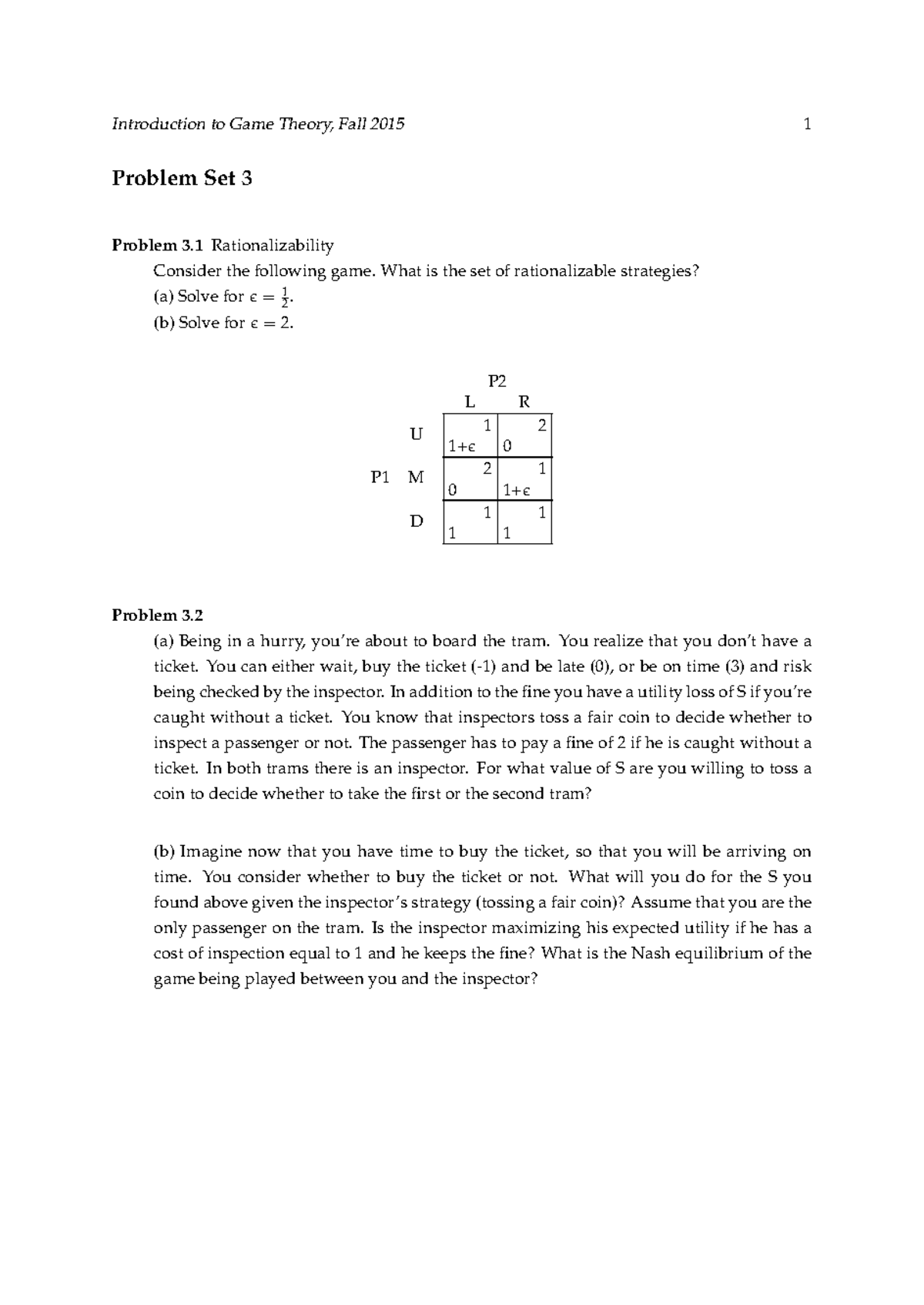 assignment game theory