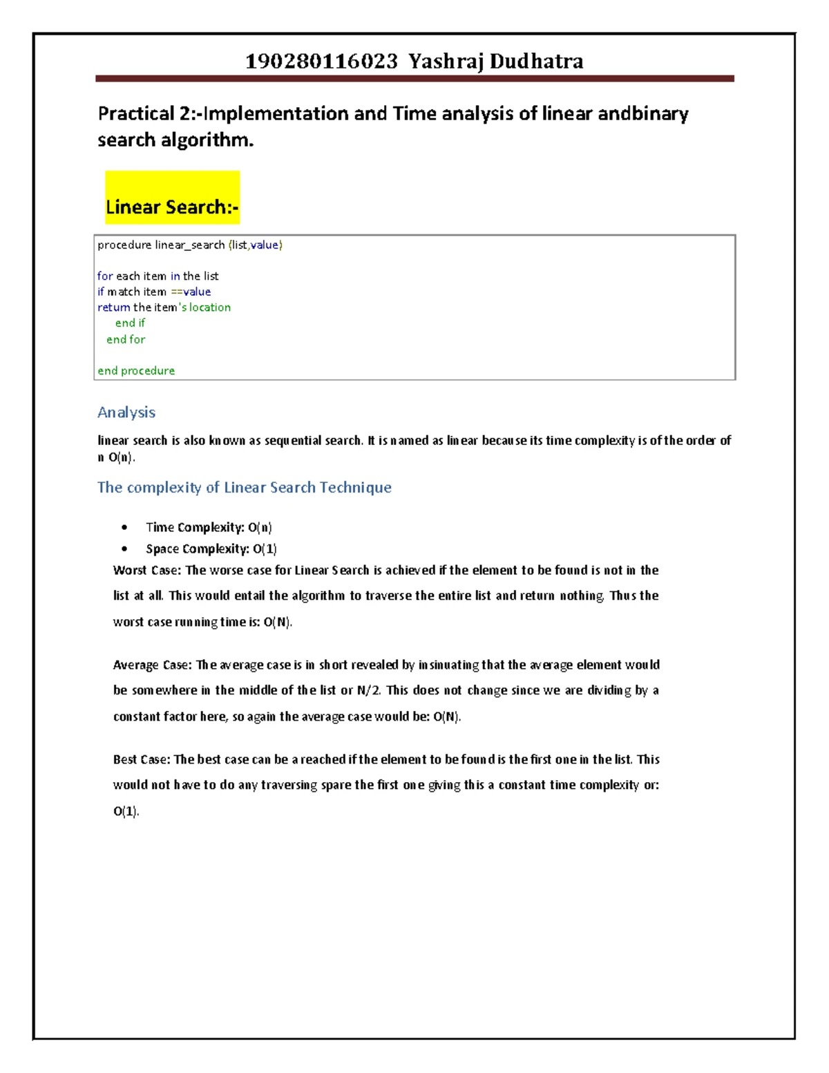 Chap 3 - helpful notes of ADA - Explain Merge Sort algorithm with ...