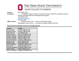 Resume Osu - NONE - Brian Coote Brian Coote Houston House 97 W. Lane ...