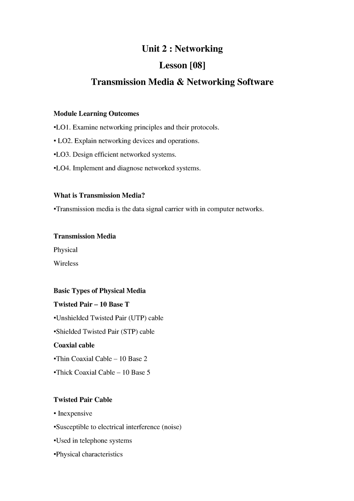 unit 2 networking assignment 2