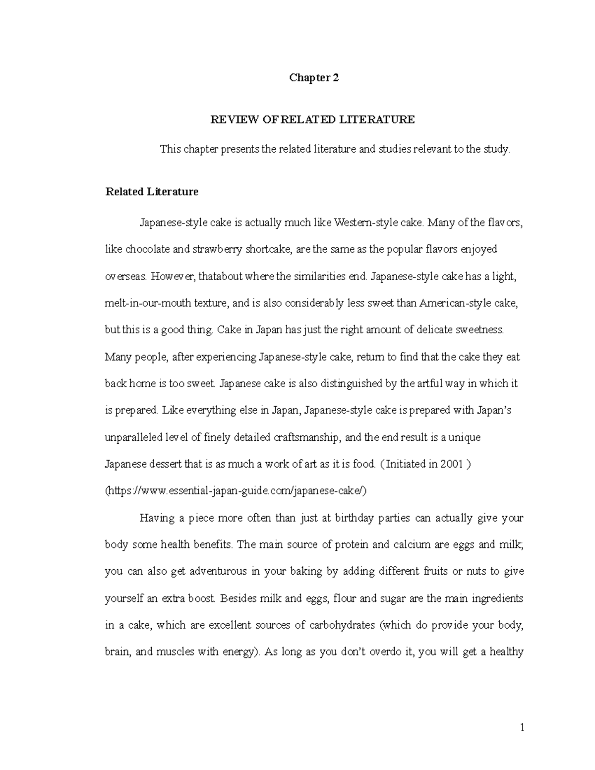 Chapter 2 - None - Chapter 2 REVIEW OF RELATED LITERATURE This chapter ...