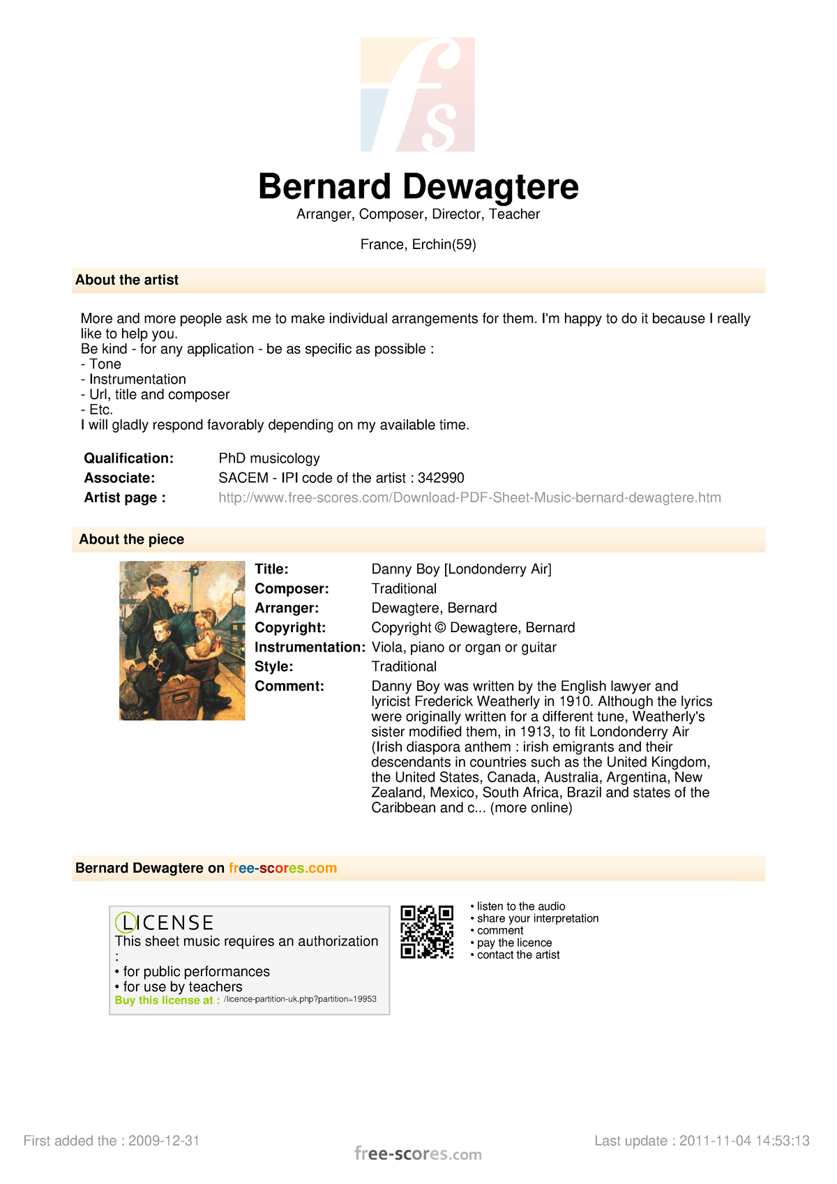 Music Sheets for Intro to Music Theory - Bernard Dewagtere Arranger ...